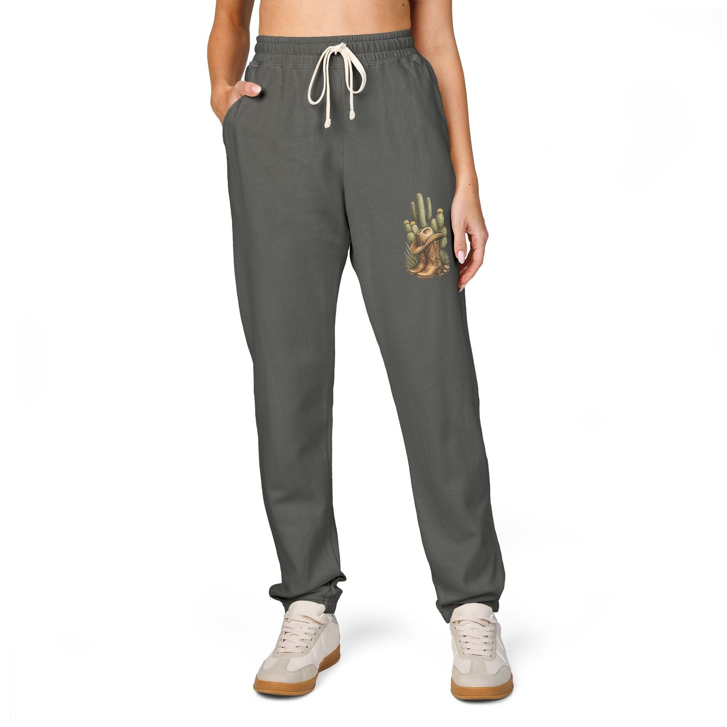 Country Cactus Sweatpants Fleece Joggers - SJM Print Store