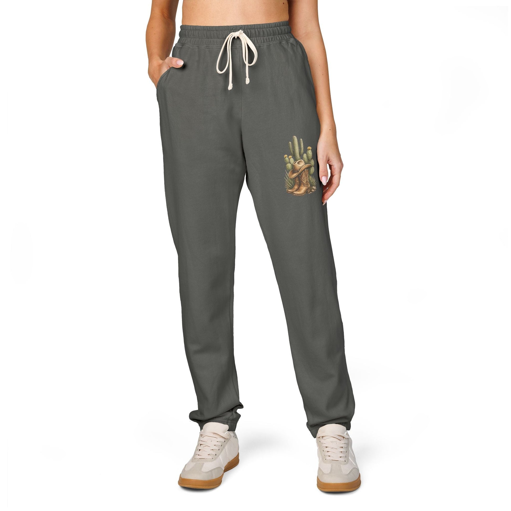 Country Cactus Sweatpants Fleece Joggers - SJM Print Store