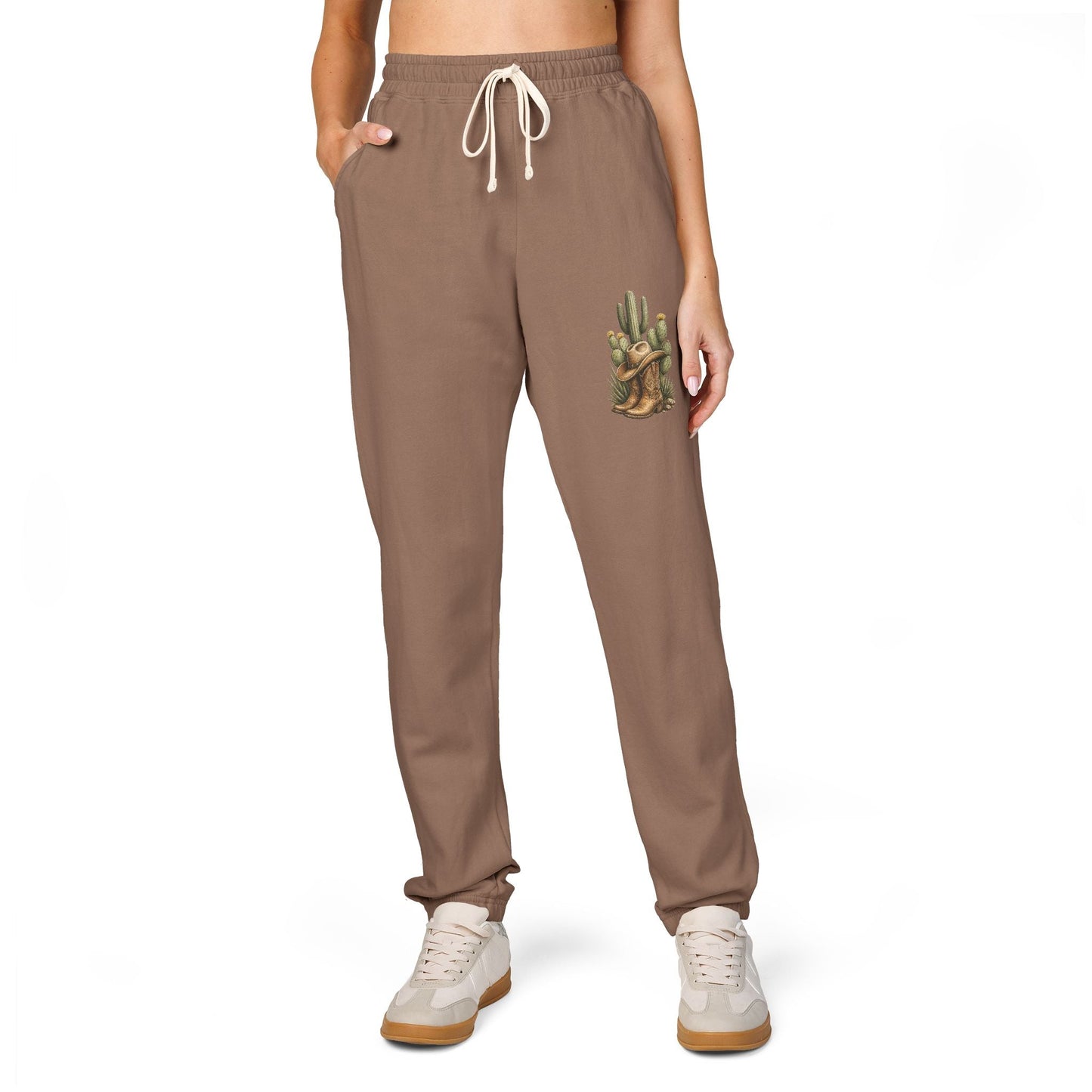 Country Cactus Sweatpants Fleece Joggers - SJM Print Store