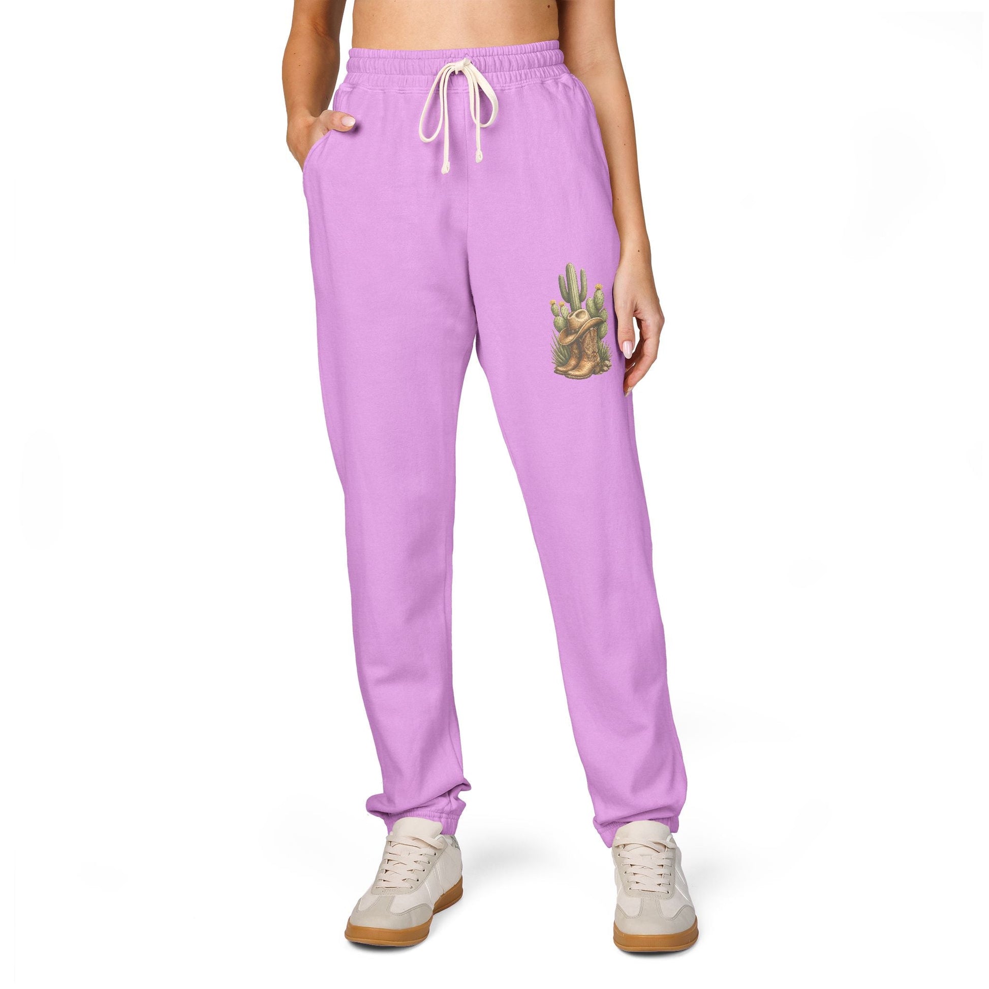 Country Cactus Sweatpants Fleece Joggers - SJM Print Store