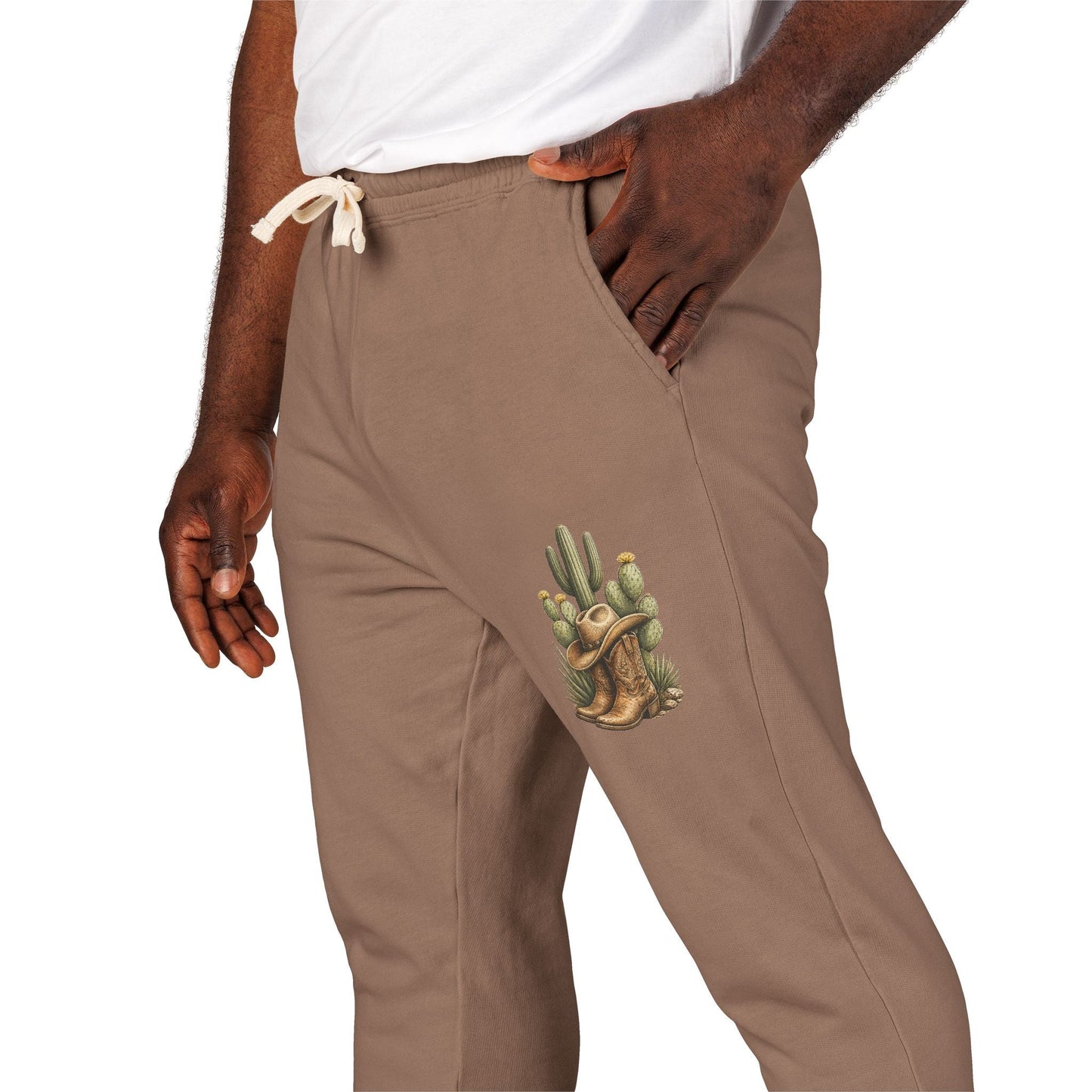 Country Cactus Sweatpants Fleece Joggers - SJM Print Store