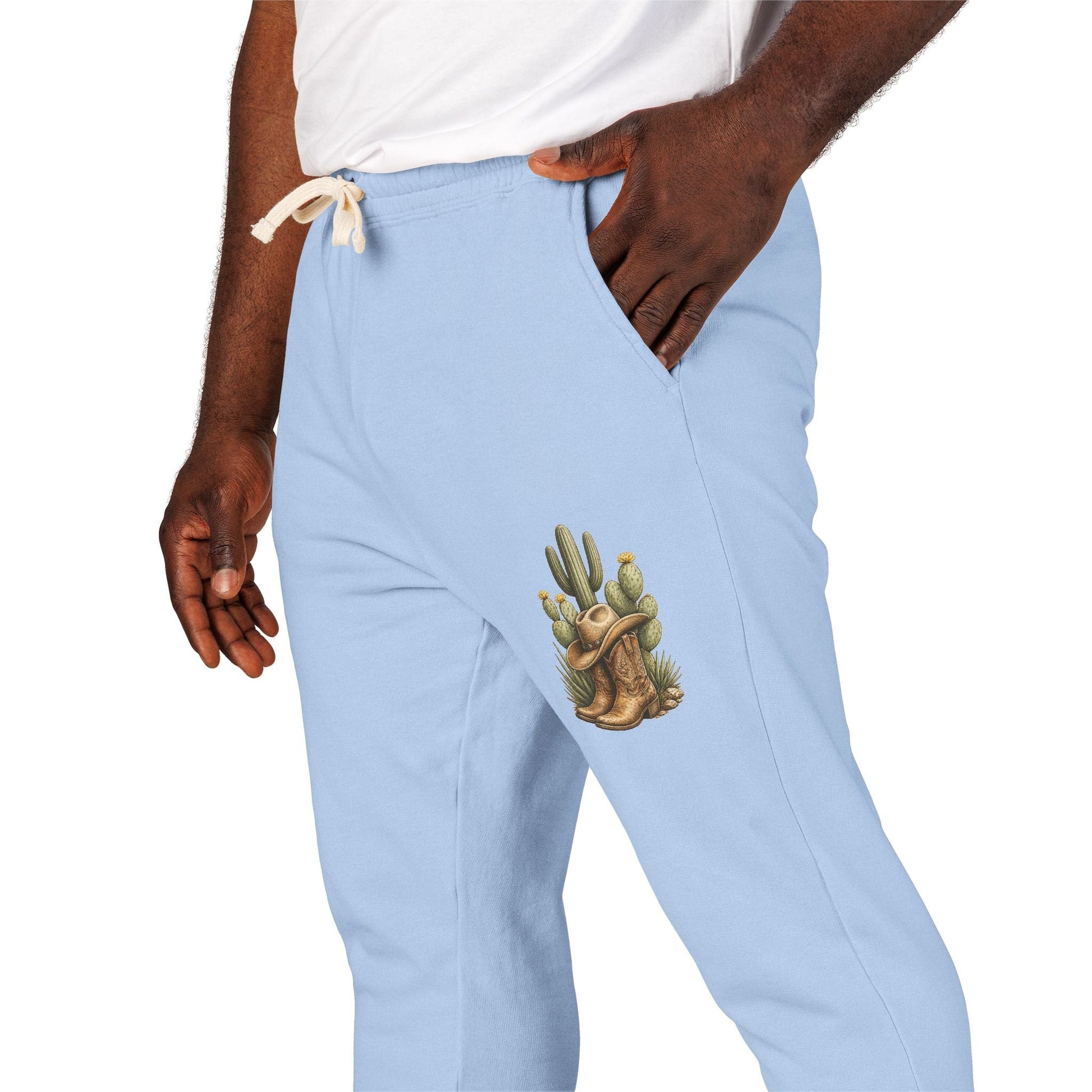 Country Cactus Sweatpants Fleece Joggers - SJM Print Store