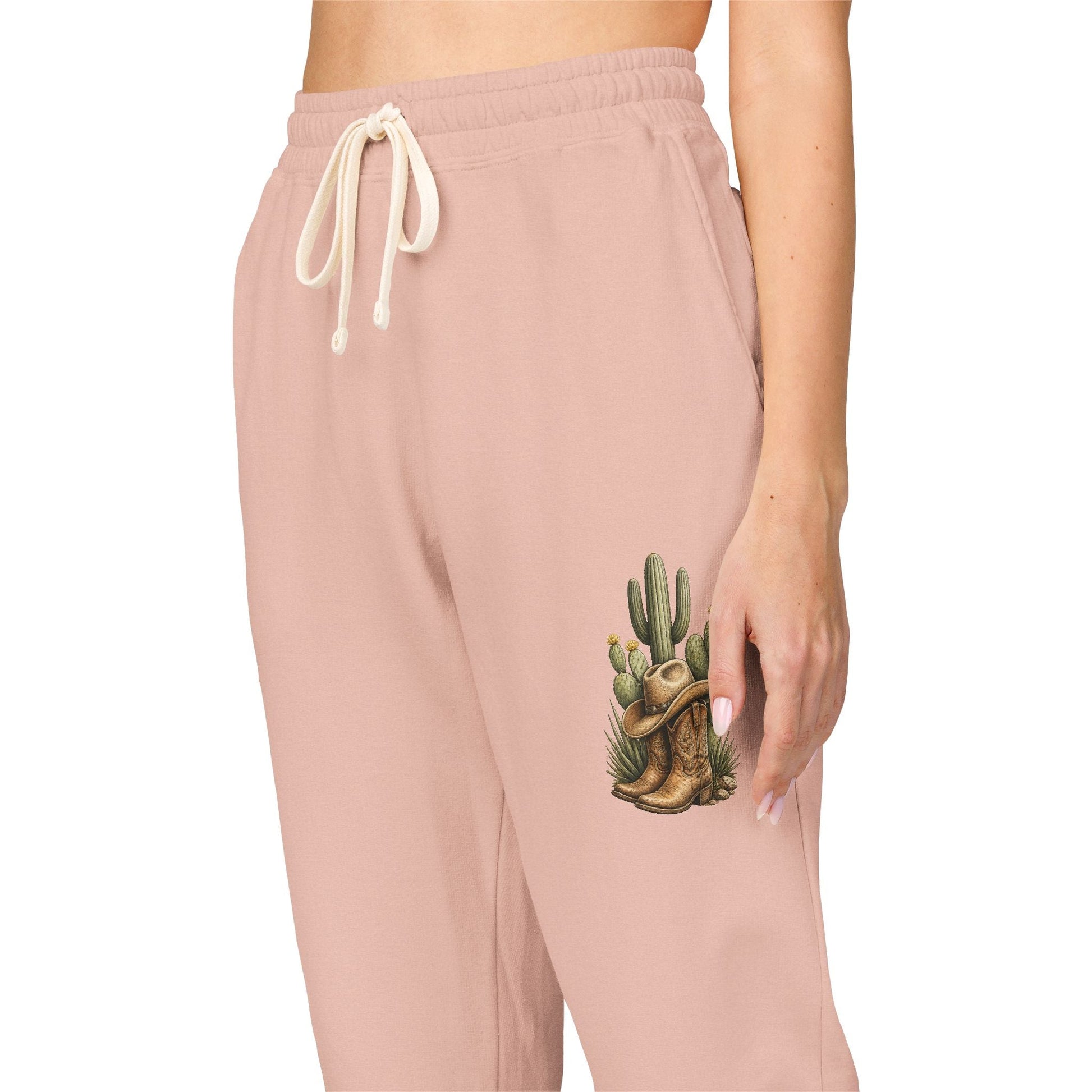 Country Cactus Sweatpants Fleece Joggers - SJM Print Store