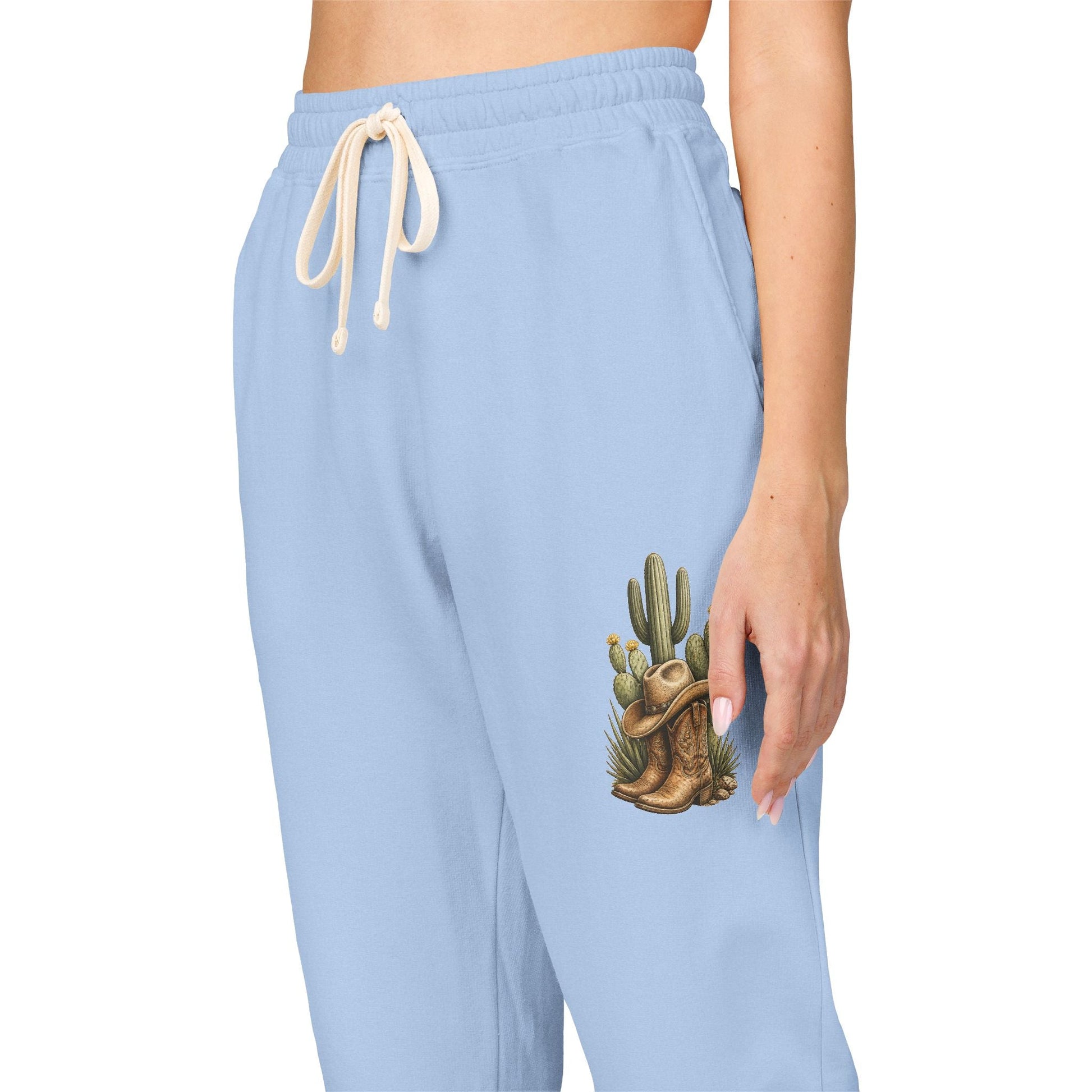 Country Cactus Sweatpants Fleece Joggers - SJM Print Store