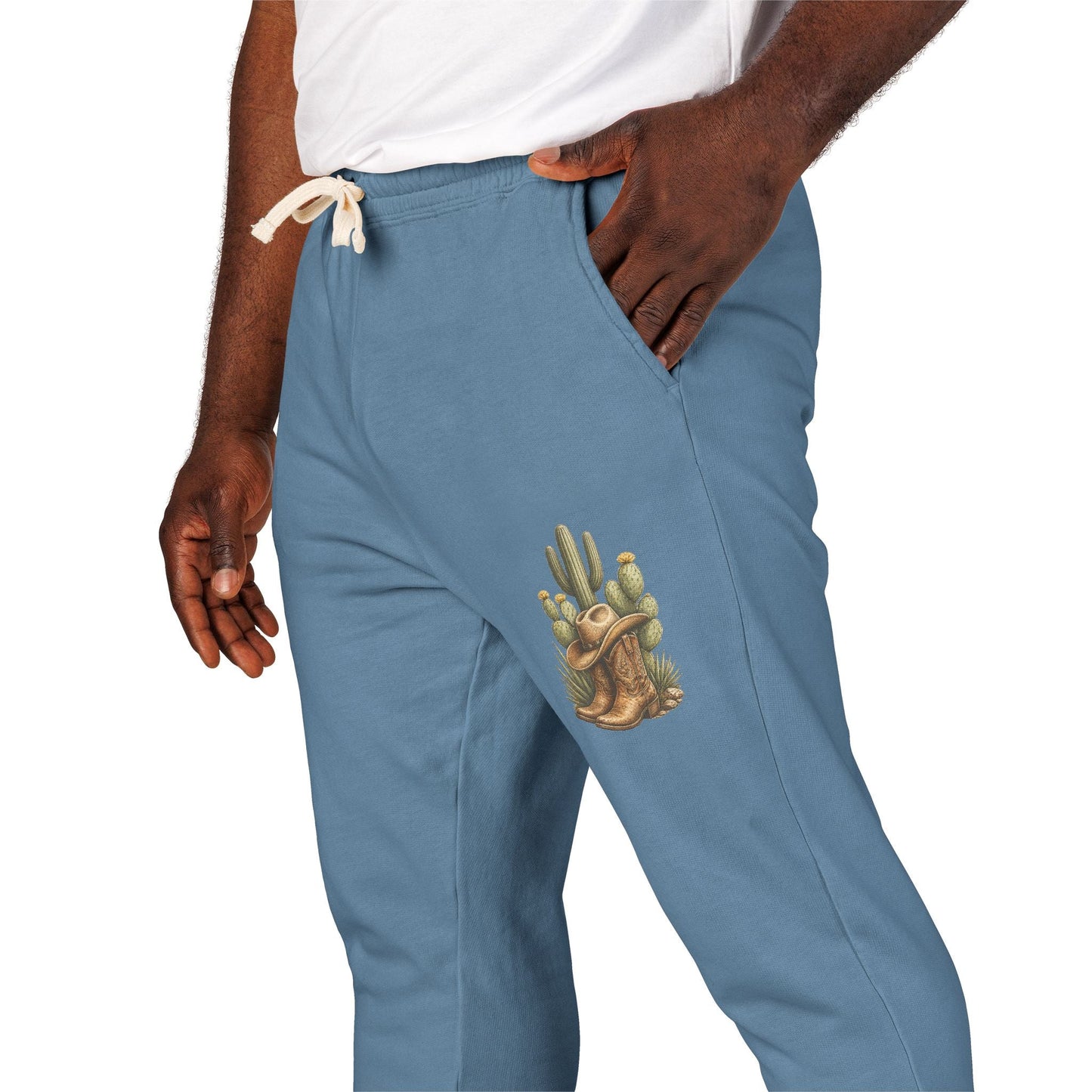 Country Cactus Sweatpants Fleece Joggers - SJM Print Store