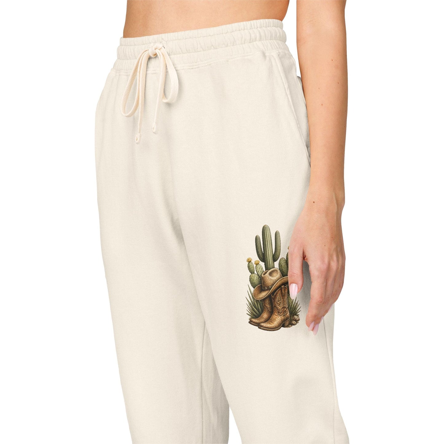 Country Cactus Sweatpants Fleece Joggers - SJM Print Store