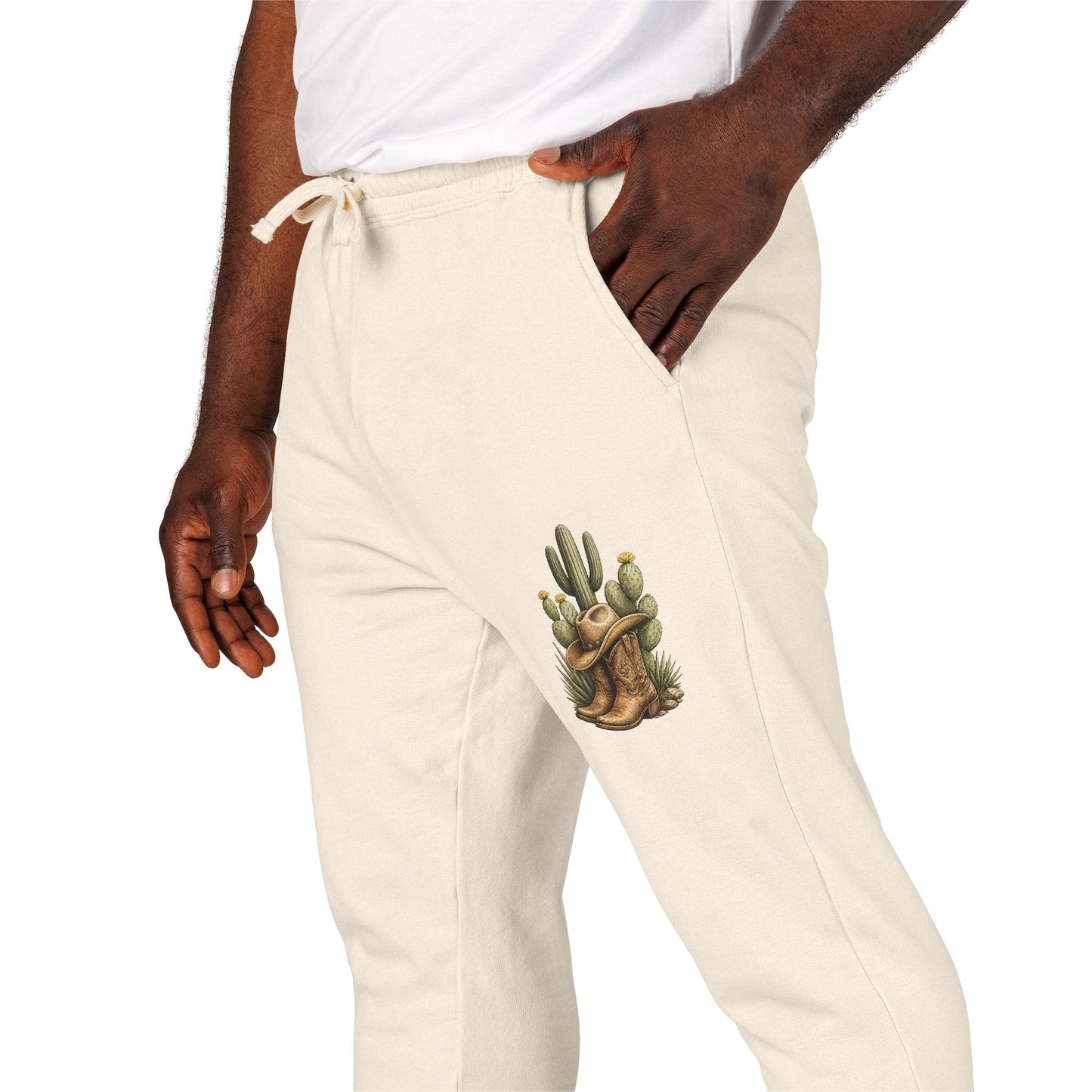Country Cactus Sweatpants Fleece Joggers - SJM Print Store