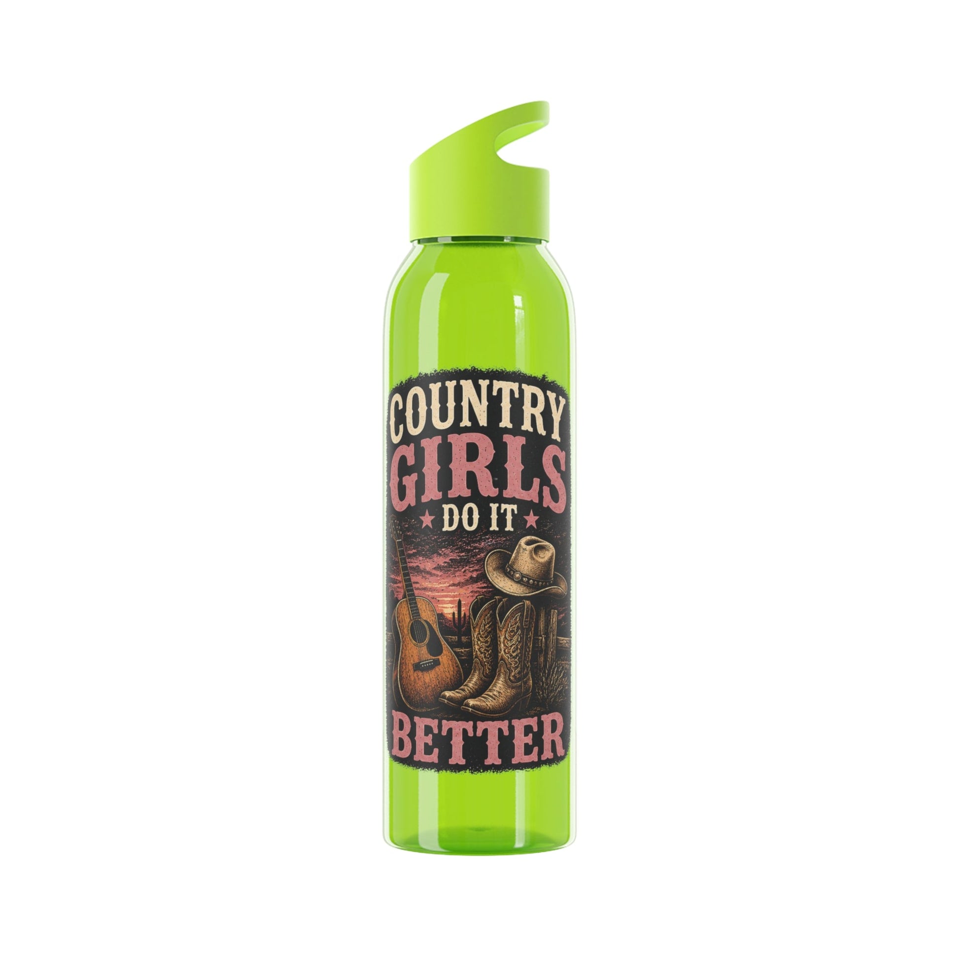 Country Girl Do It Better Water Bottle - SJM Print Store