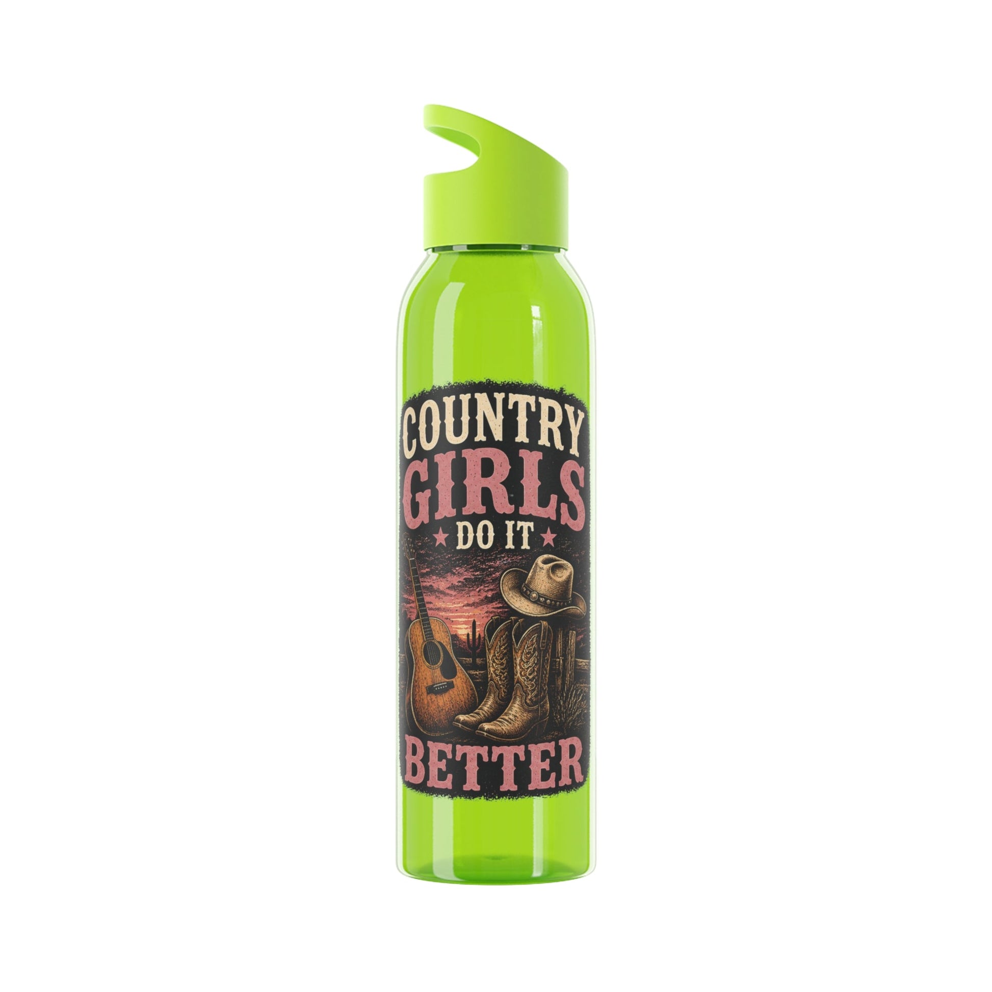 Country Girl Do It Better Water Bottle - SJM Print Store