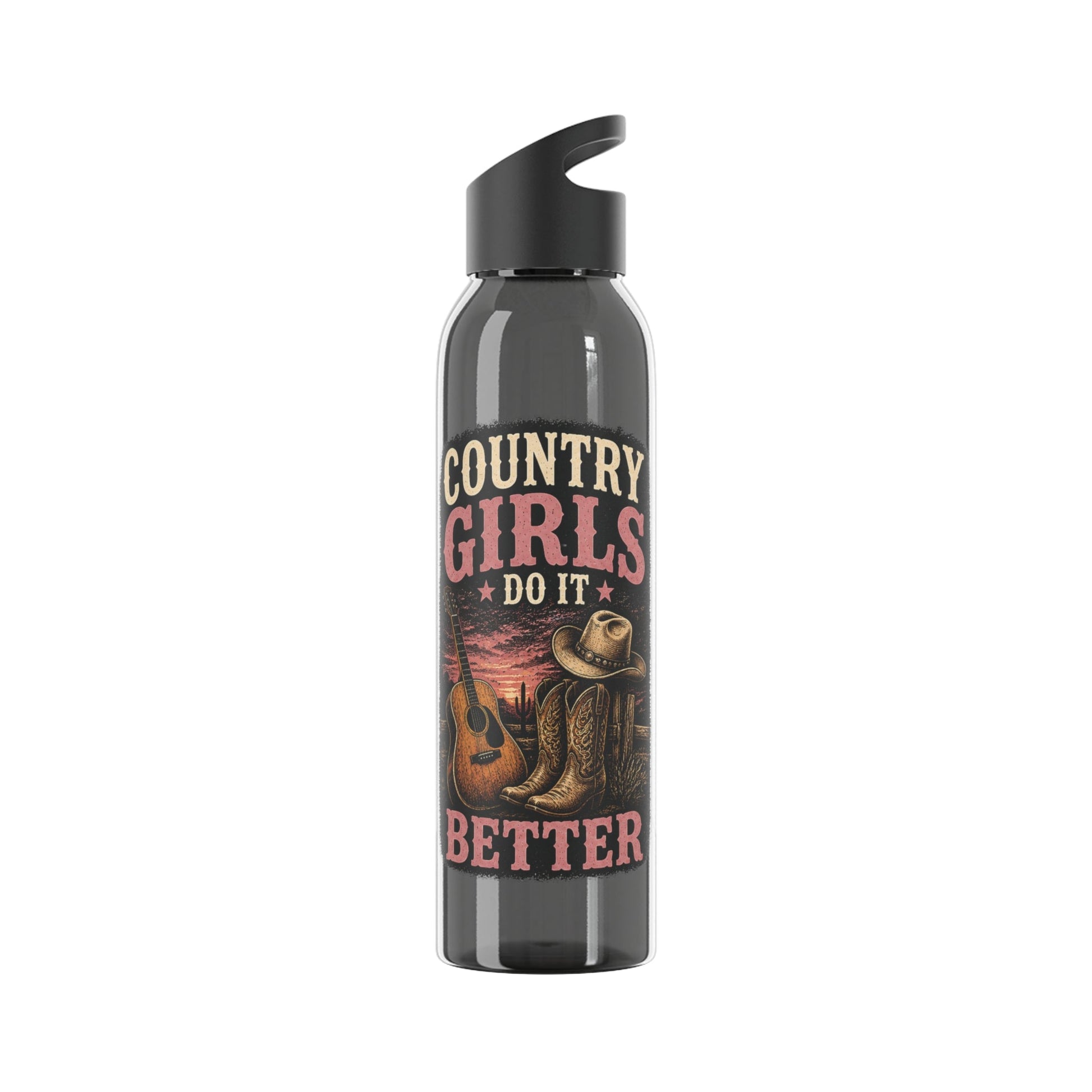 Country Girl Do It Better Water Bottle - SJM Print Store