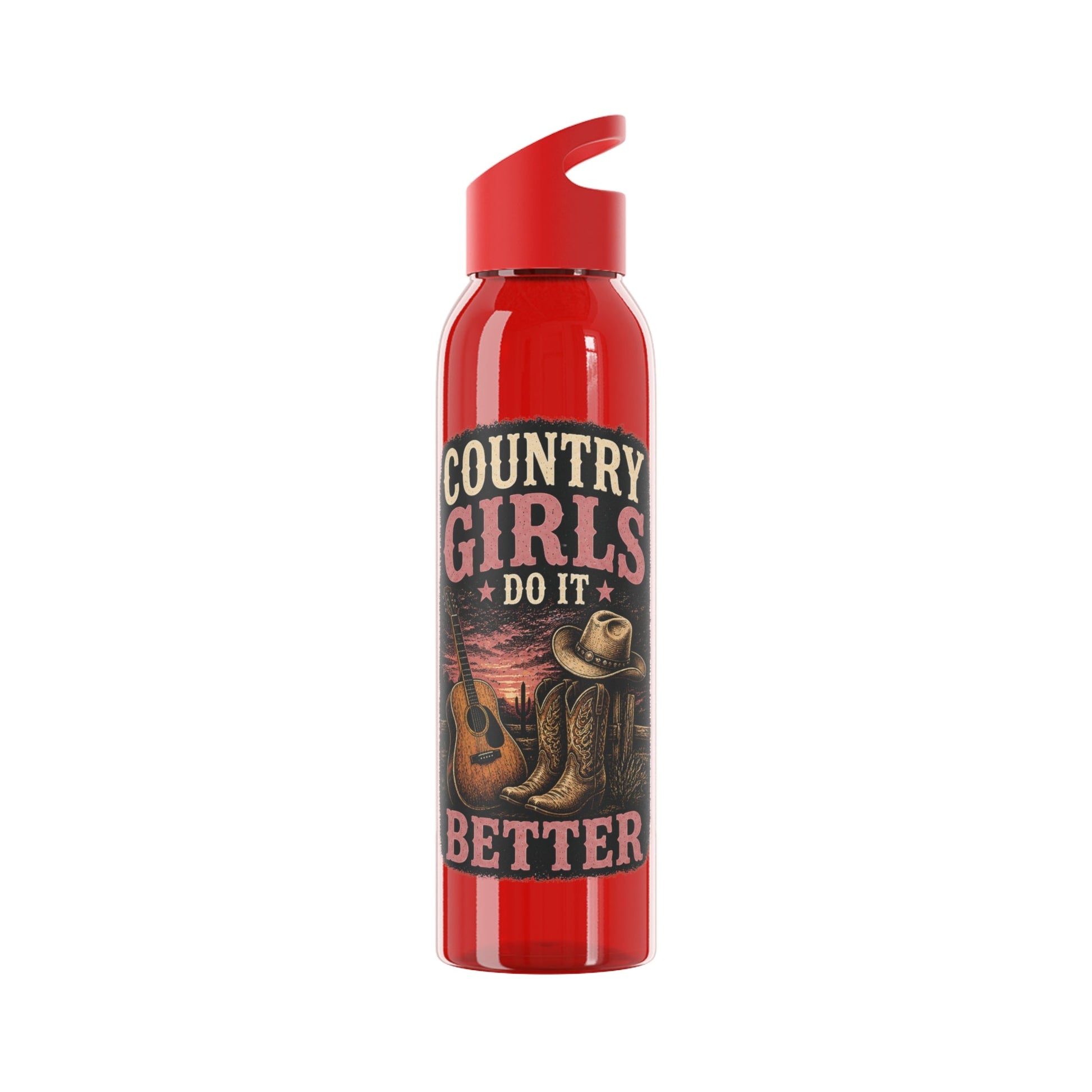 Country Girl Do It Better Water Bottle - SJM Print Store
