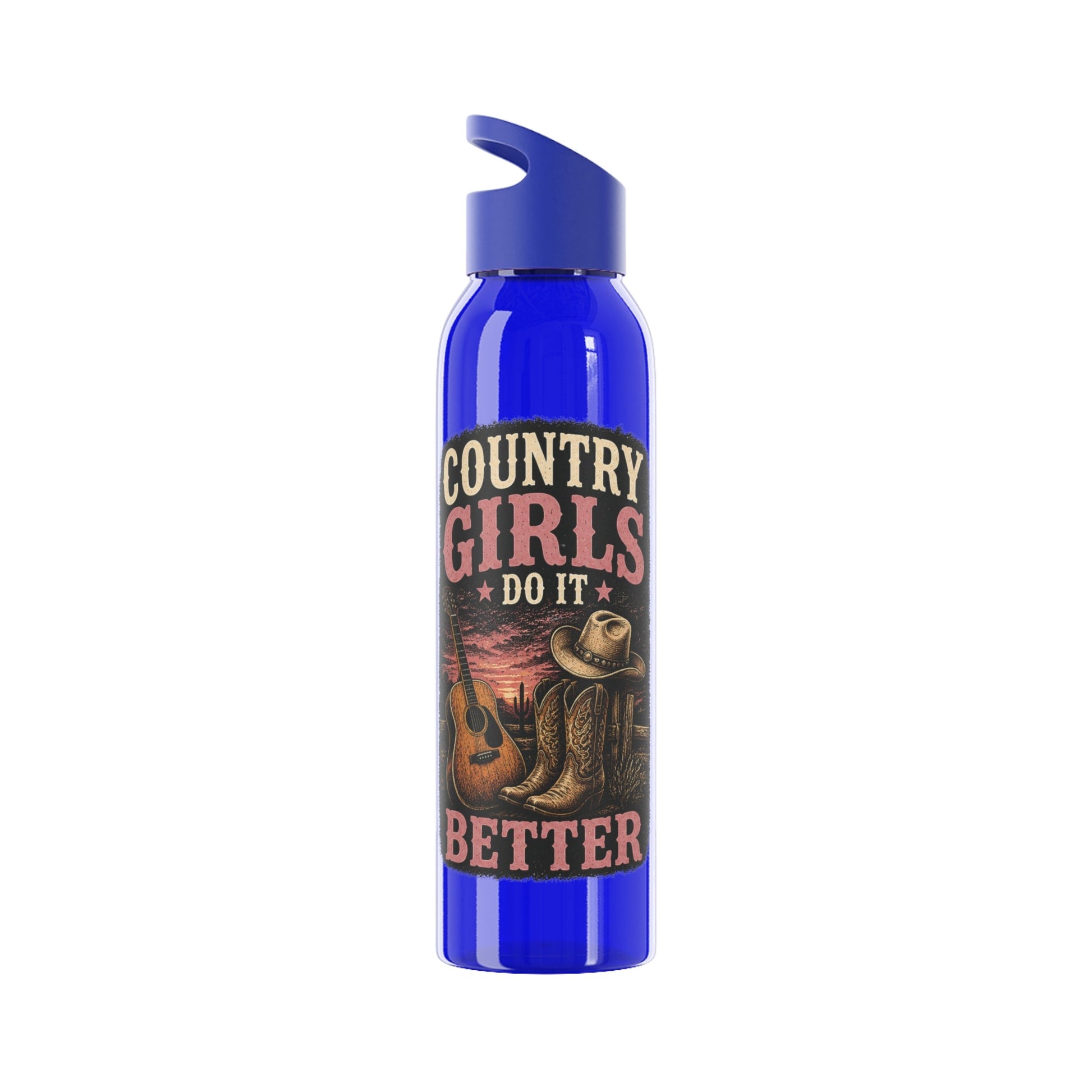 Country Girl Do It Better Water Bottle - SJM Print Store