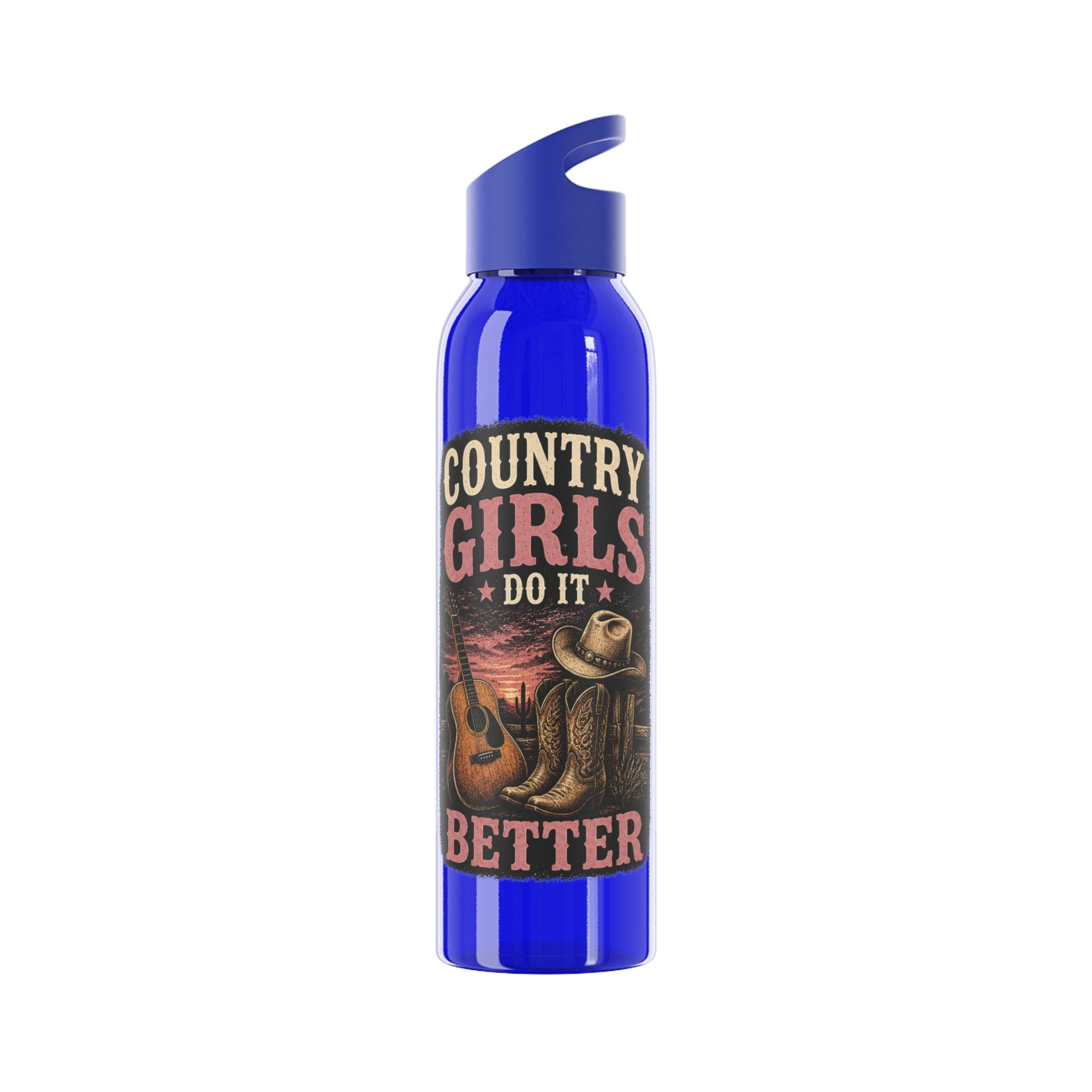 Country Girl Do It Better Water Bottle - SJM Print Store