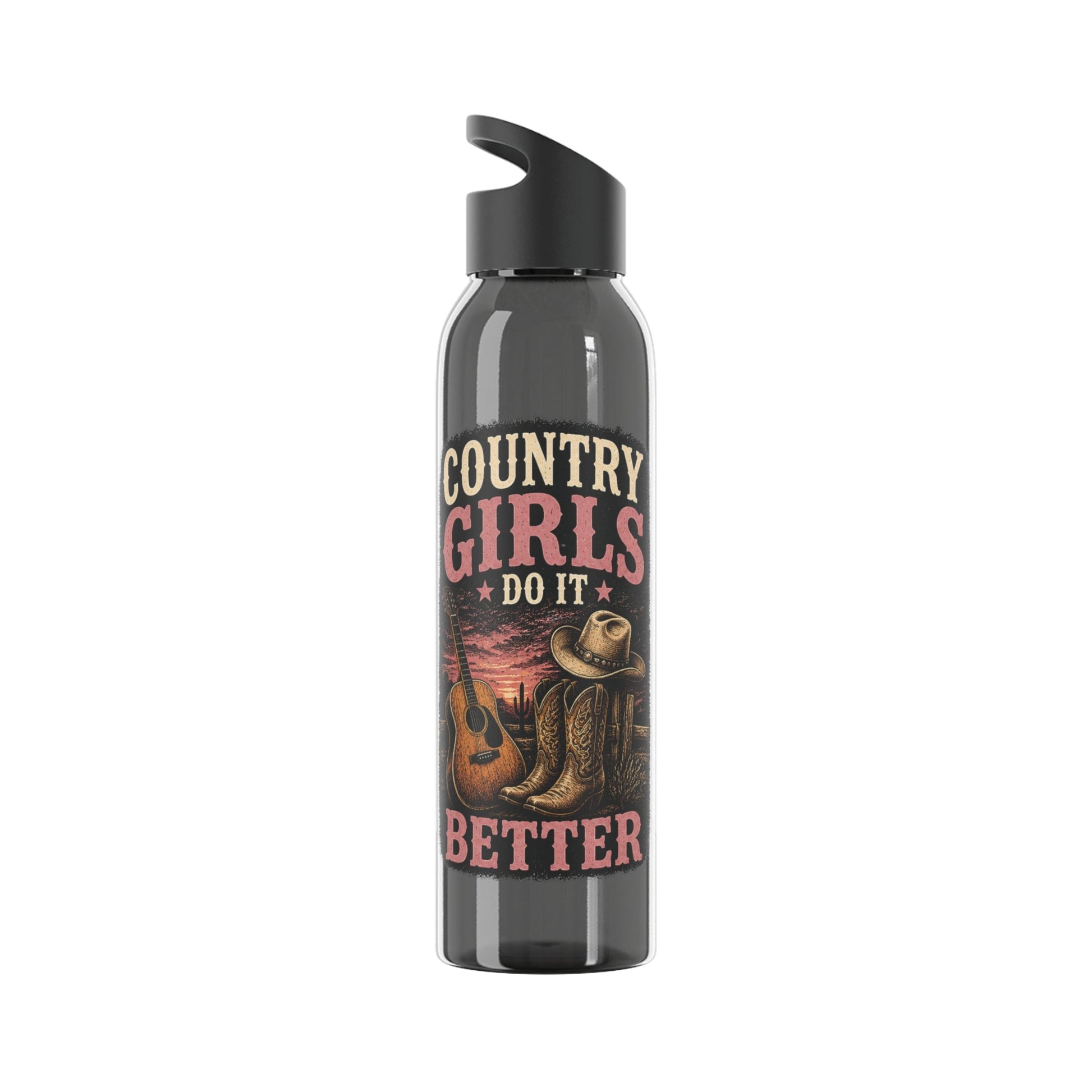 Country Girl Do It Better Water Bottle - SJM Print Store