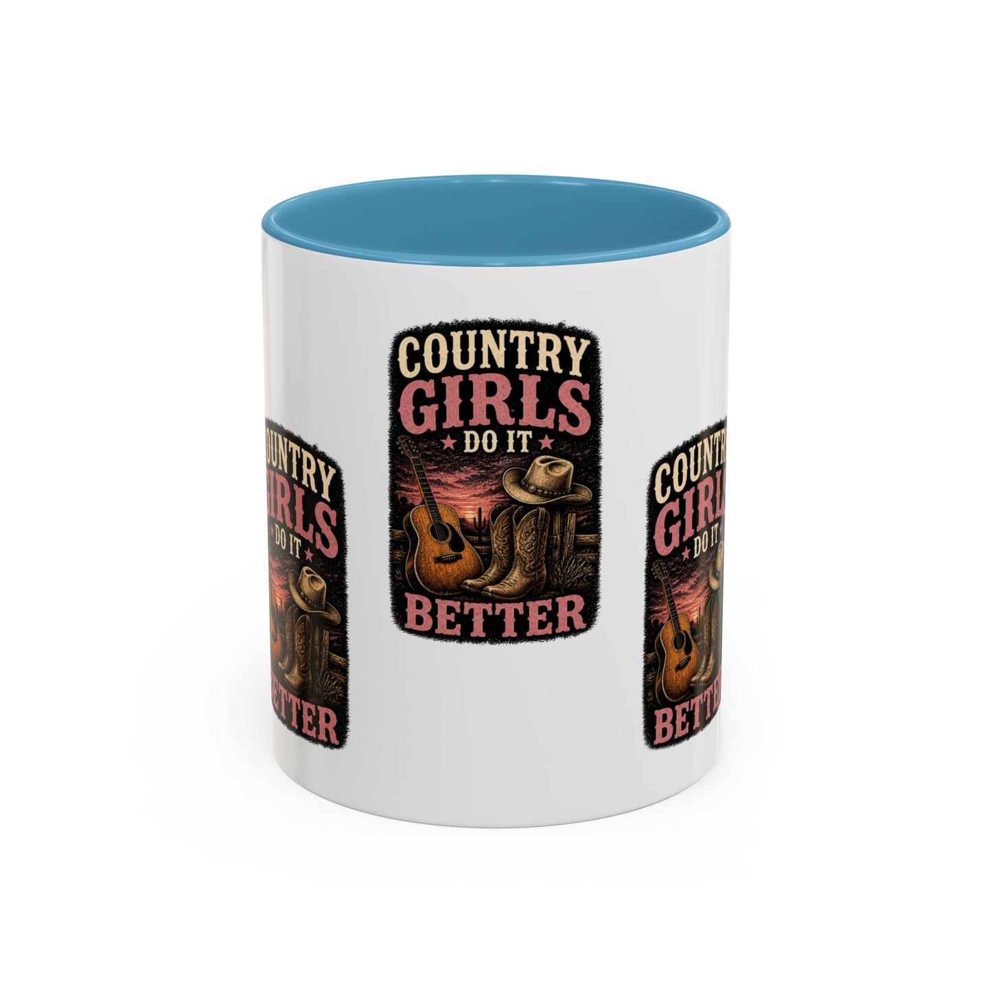 Country Girls Do It Better Accent Mug - SJM Print Store
