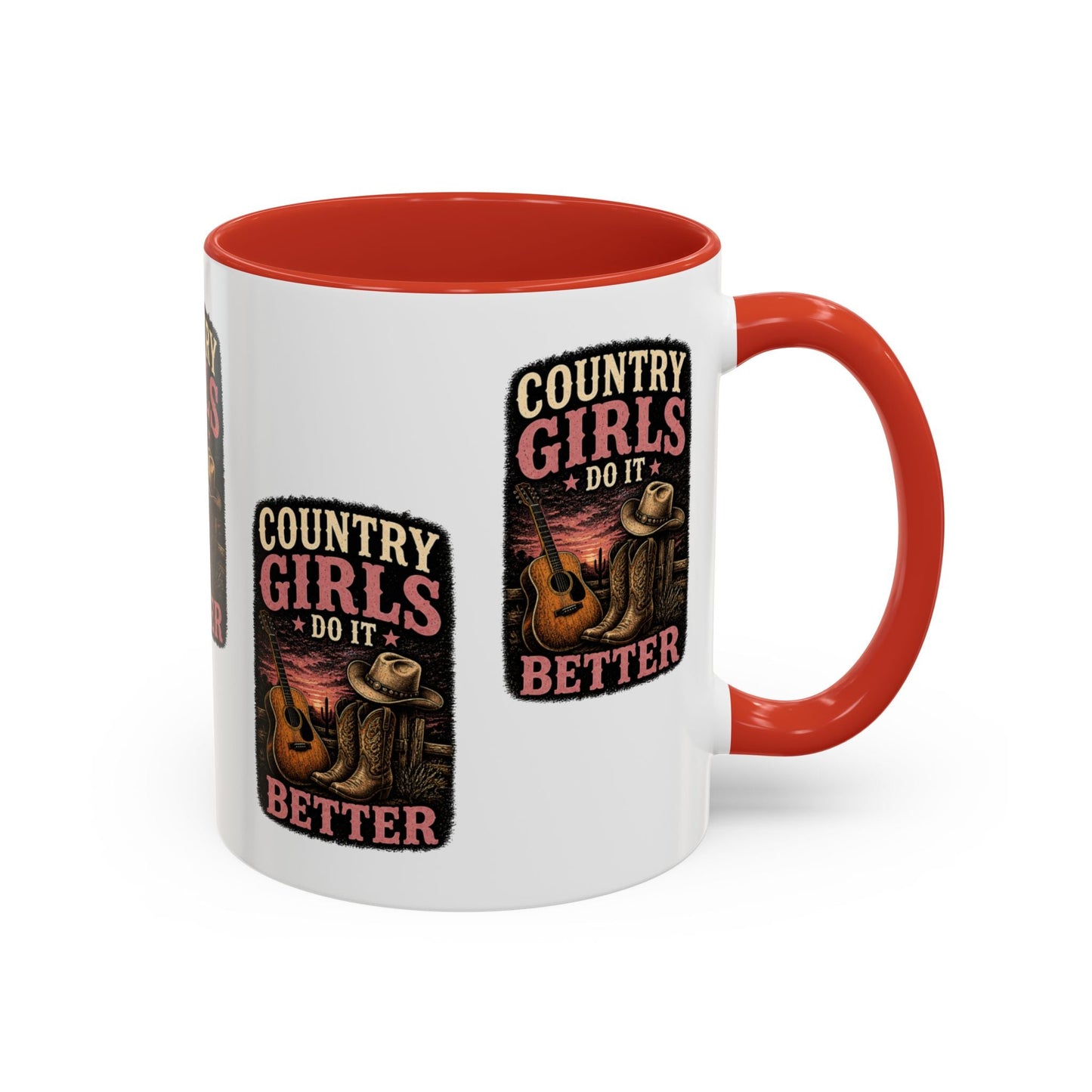 Country Girls Do It Better Accent Mug - SJM Print Store