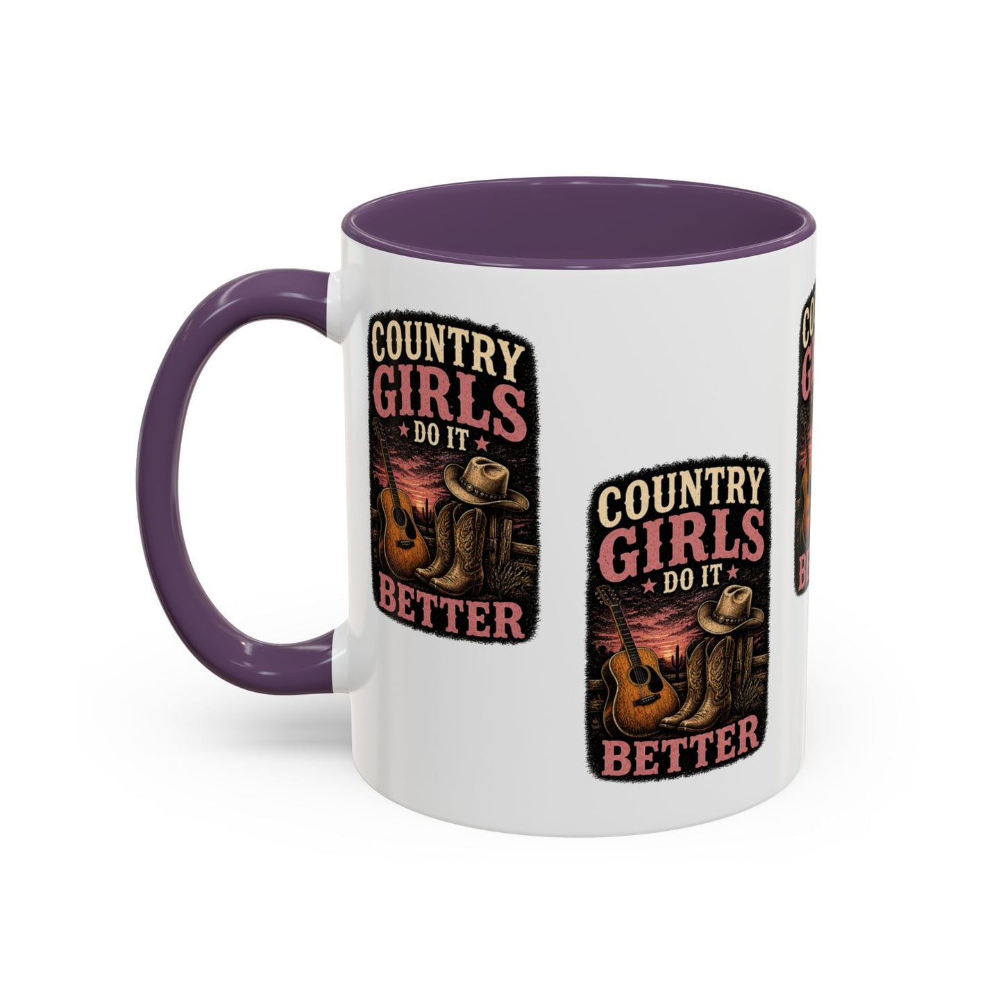 Country Girls Do It Better Accent Mug - SJM Print Store