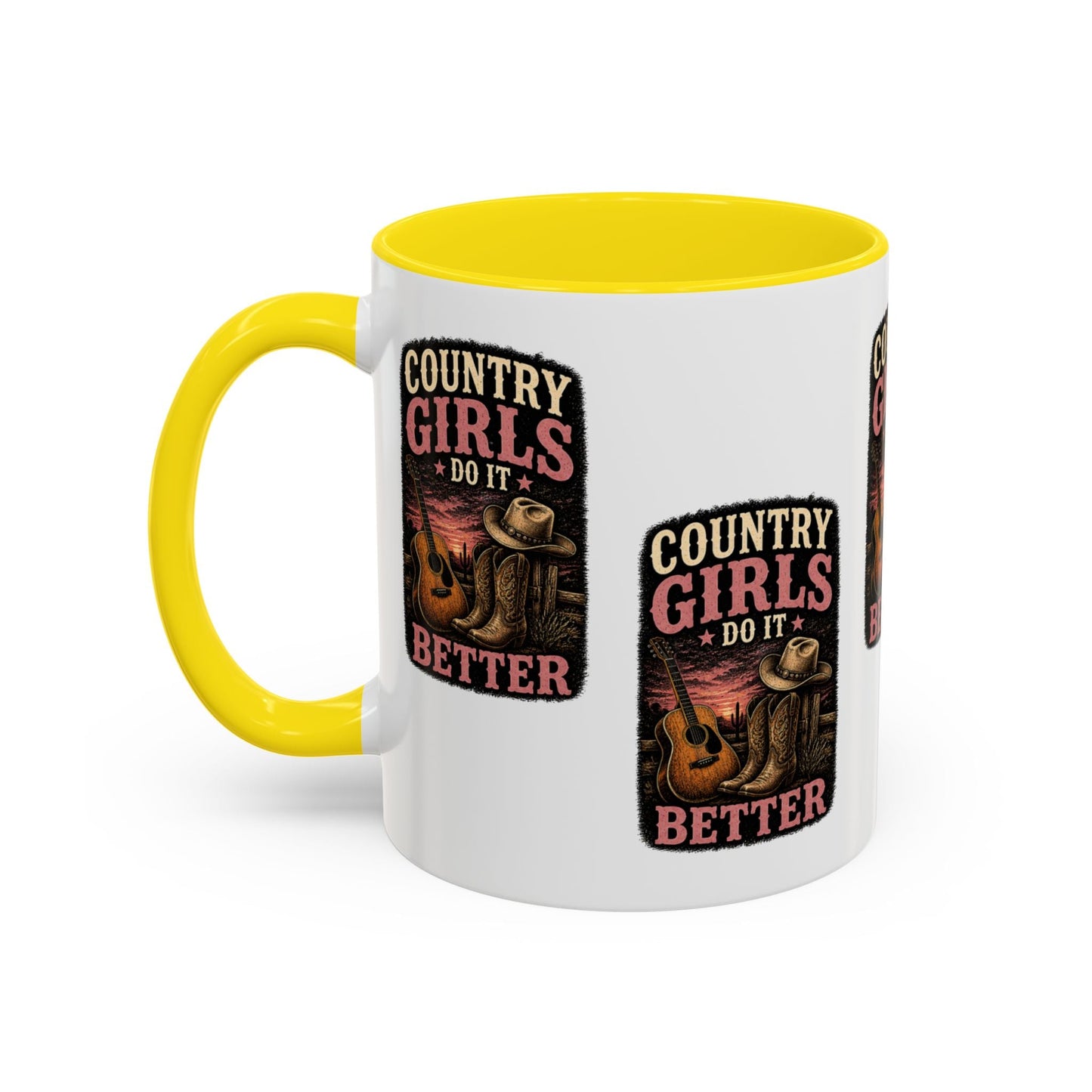 Country Girls Do It Better Accent Mug - SJM Print Store