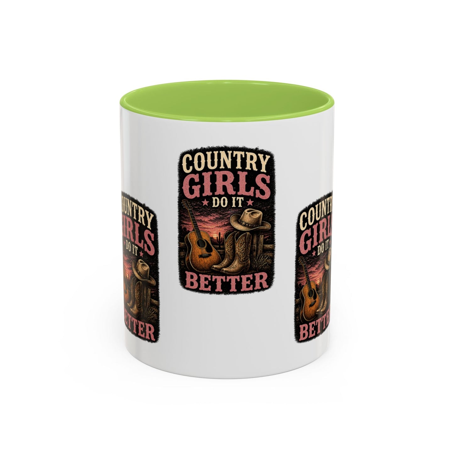 Country Girls Do It Better Accent Mug - SJM Print Store
