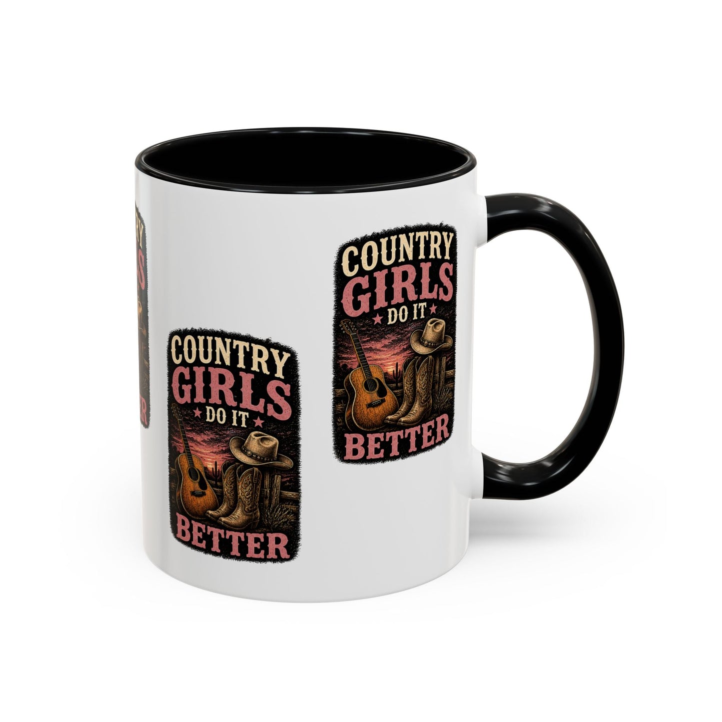 Country Girls Do It Better Accent Mug - SJM Print Store