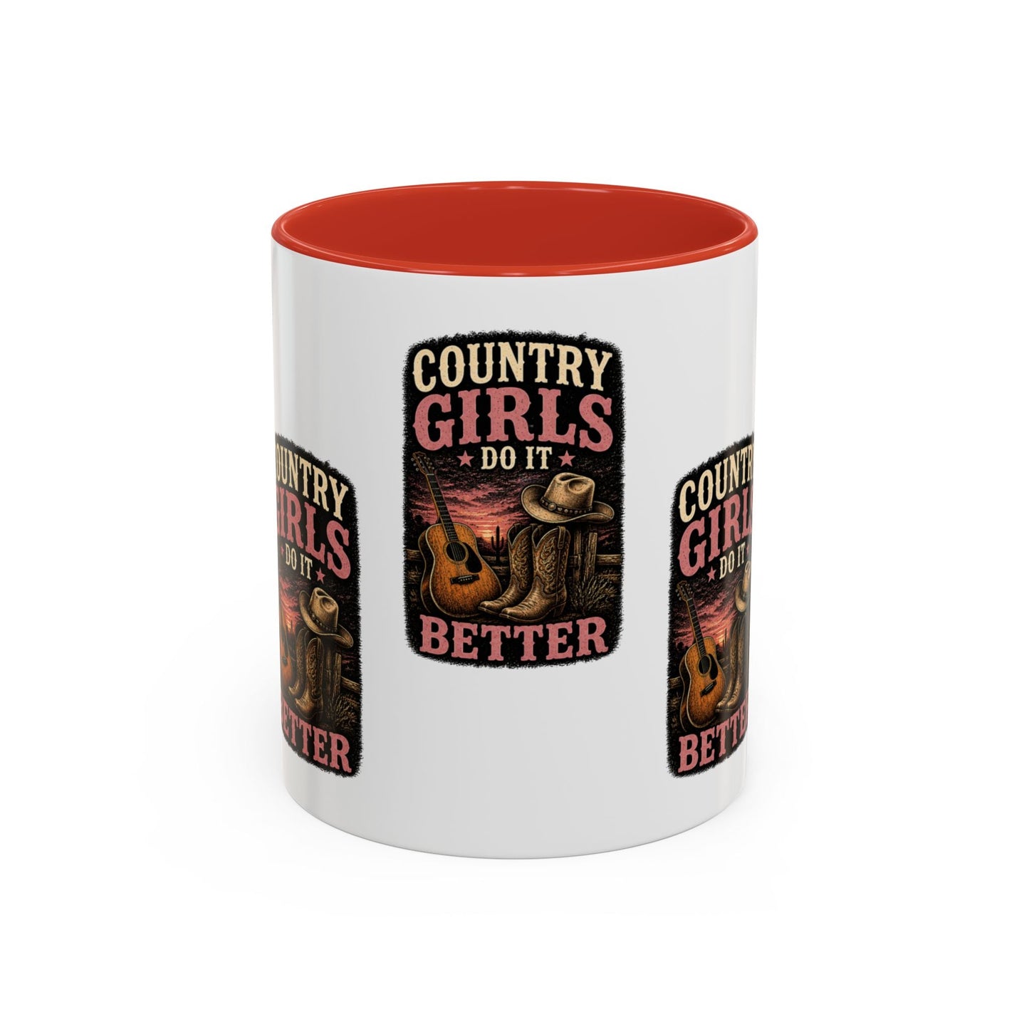 Country Girls Do It Better Accent Mug - SJM Print Store