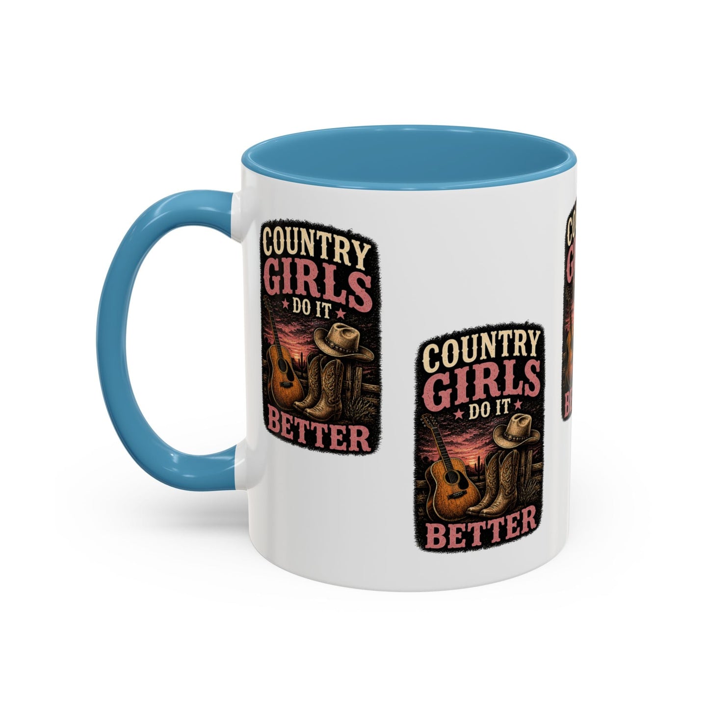 Country Girls Do It Better Accent Mug - SJM Print Store