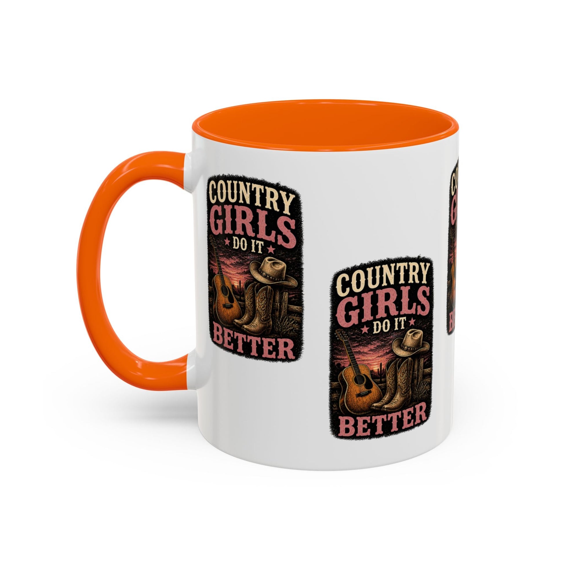 Country Girls Do It Better Accent Mug - SJM Print Store