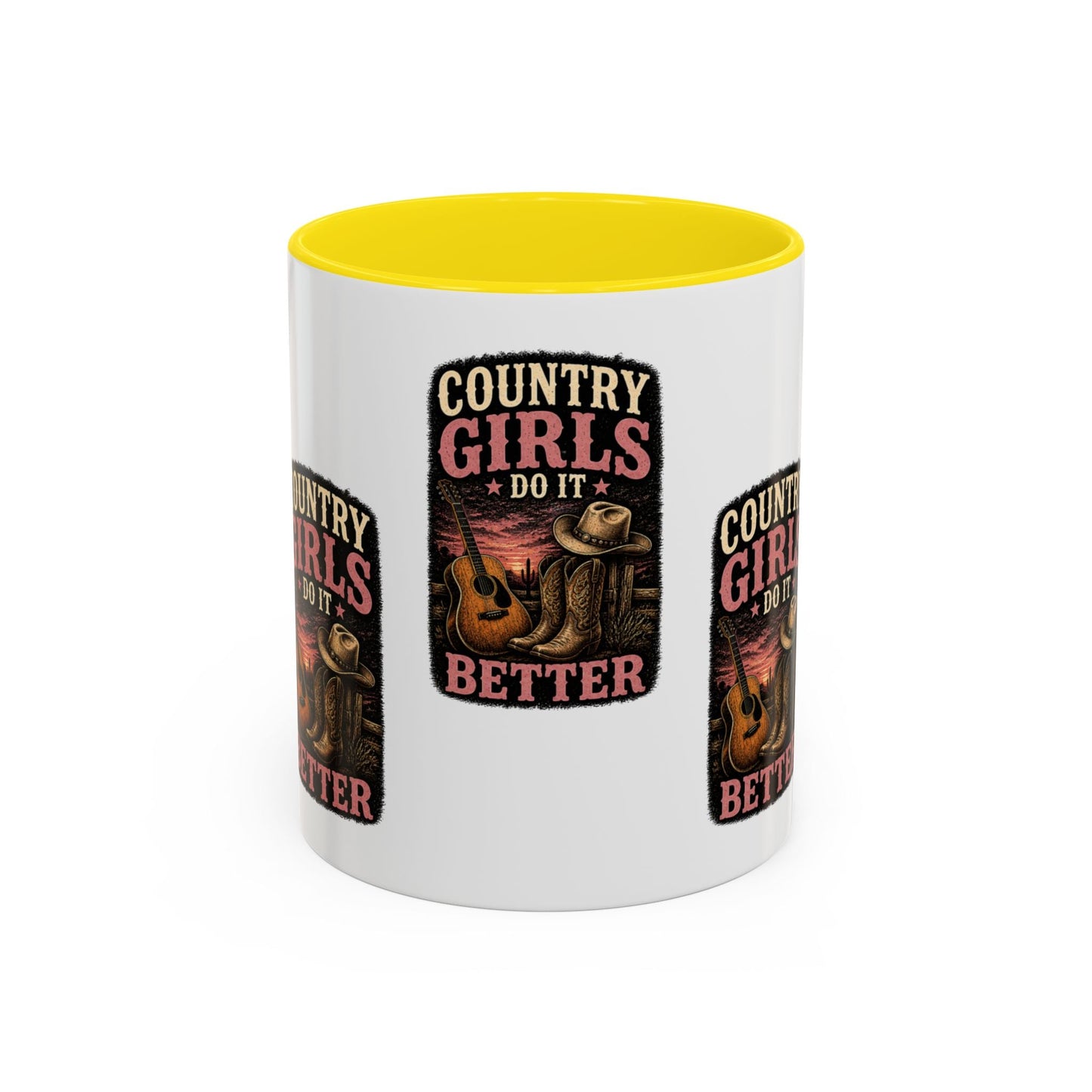 Country Girls Do It Better Accent Mug - SJM Print Store