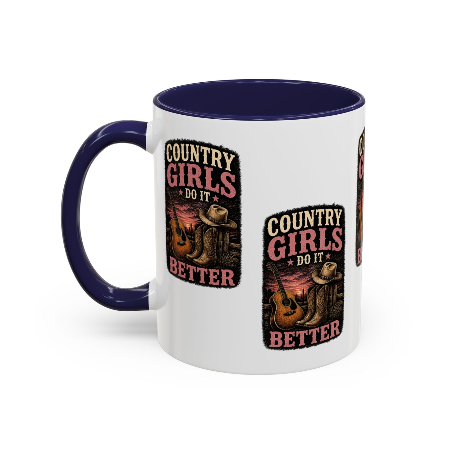 Country Girls Do It Better Accent Mug - SJM Print Store