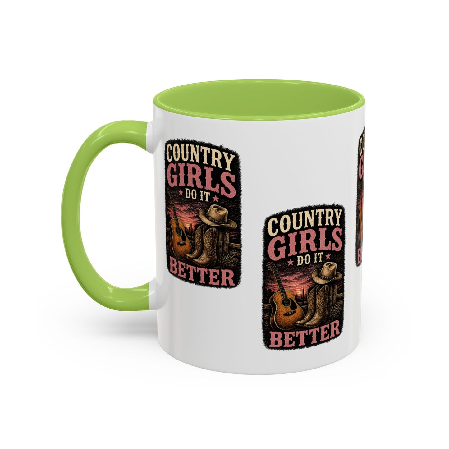 Country Girls Do It Better Accent Mug - SJM Print Store