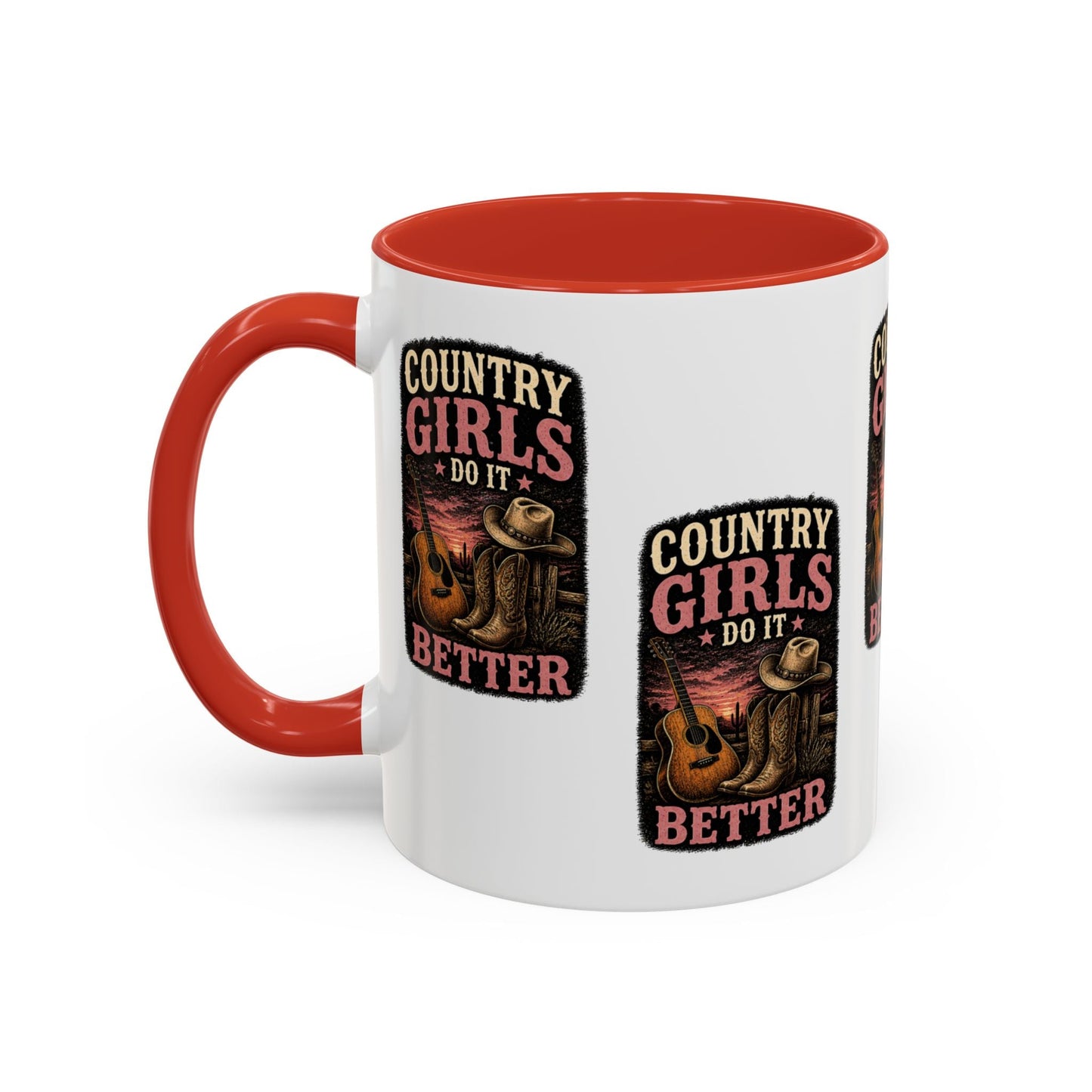Country Girls Do It Better Accent Mug - SJM Print Store