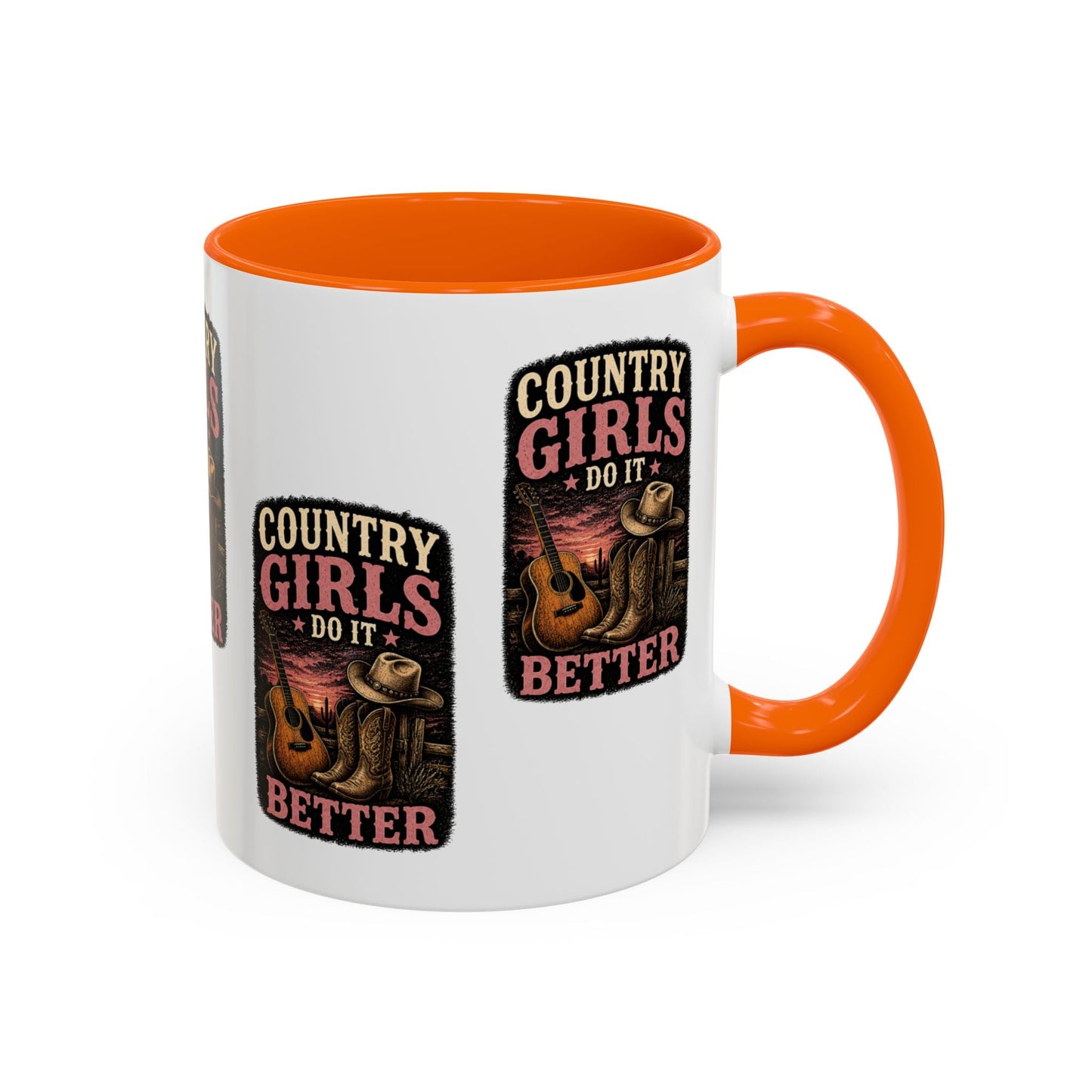 Country Girls Do It Better Accent Mug - SJM Print Store