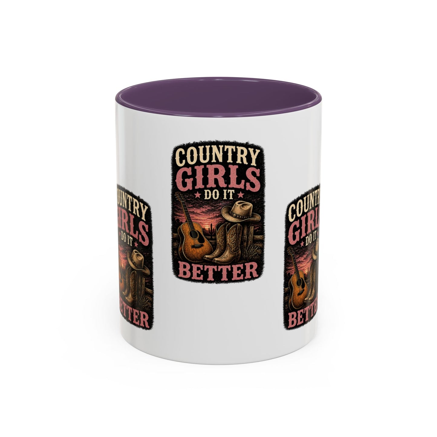 Country Girls Do It Better Accent Mug - SJM Print Store