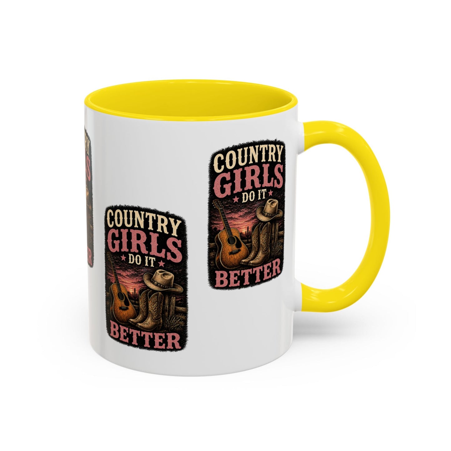Country Girls Do It Better Accent Mug - SJM Print Store