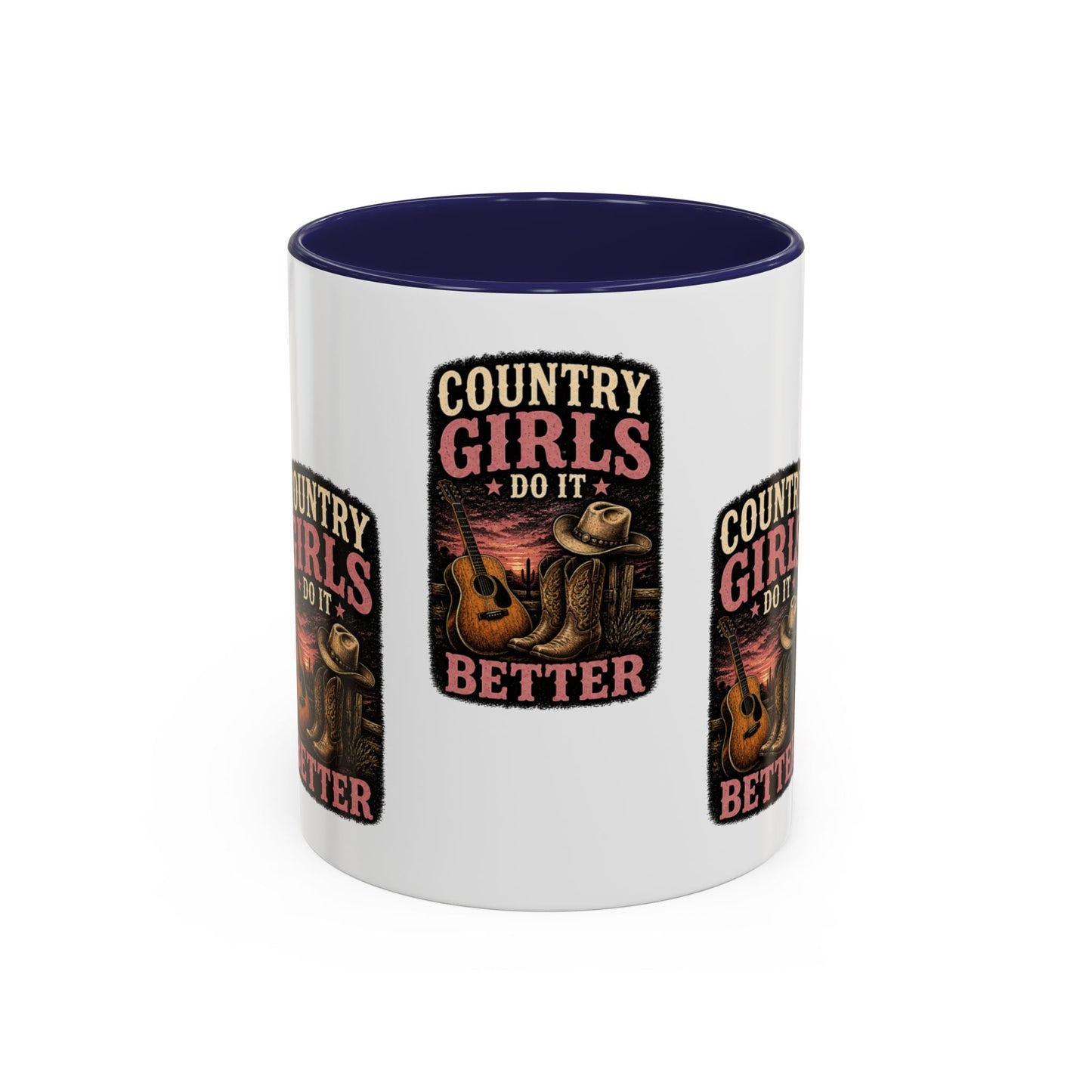 Country Girls Do It Better Accent Mug - SJM Print Store