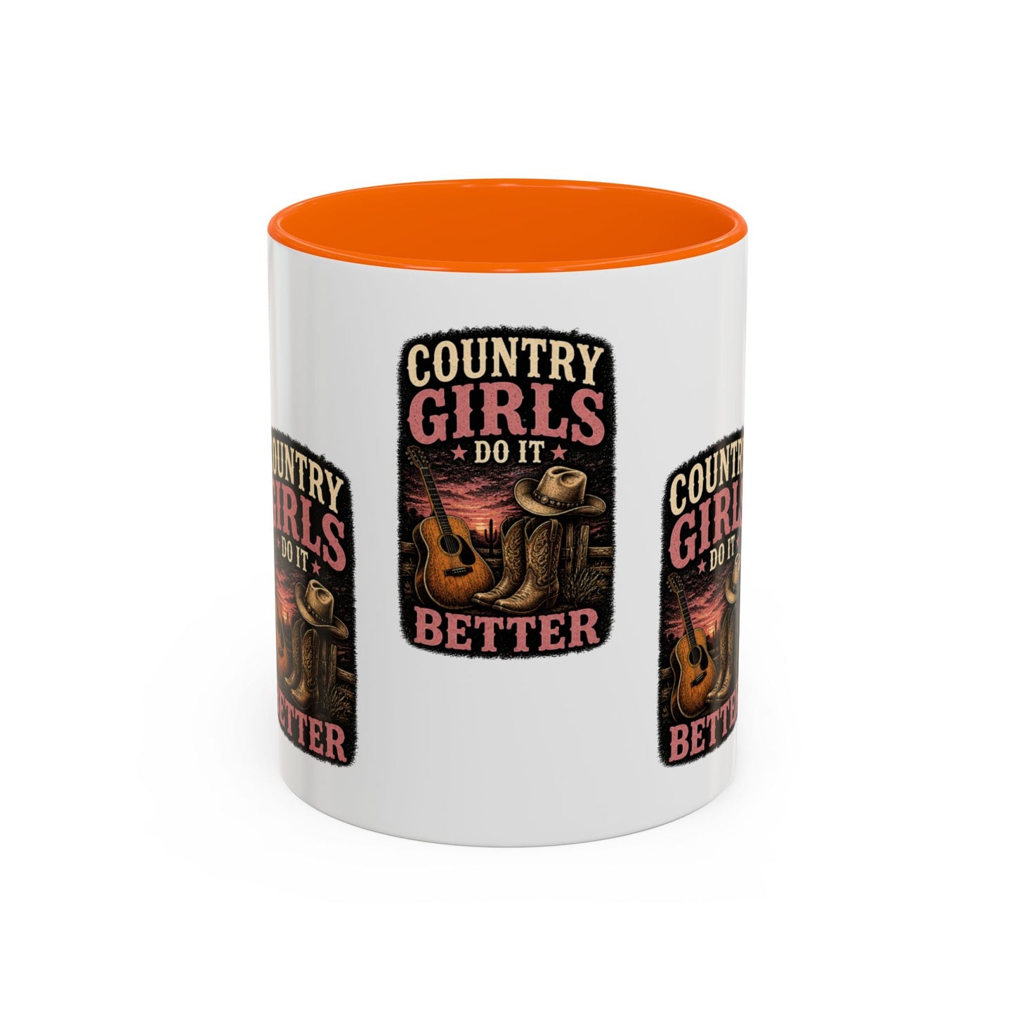 Country Girls Do It Better Accent Mug - SJM Print Store