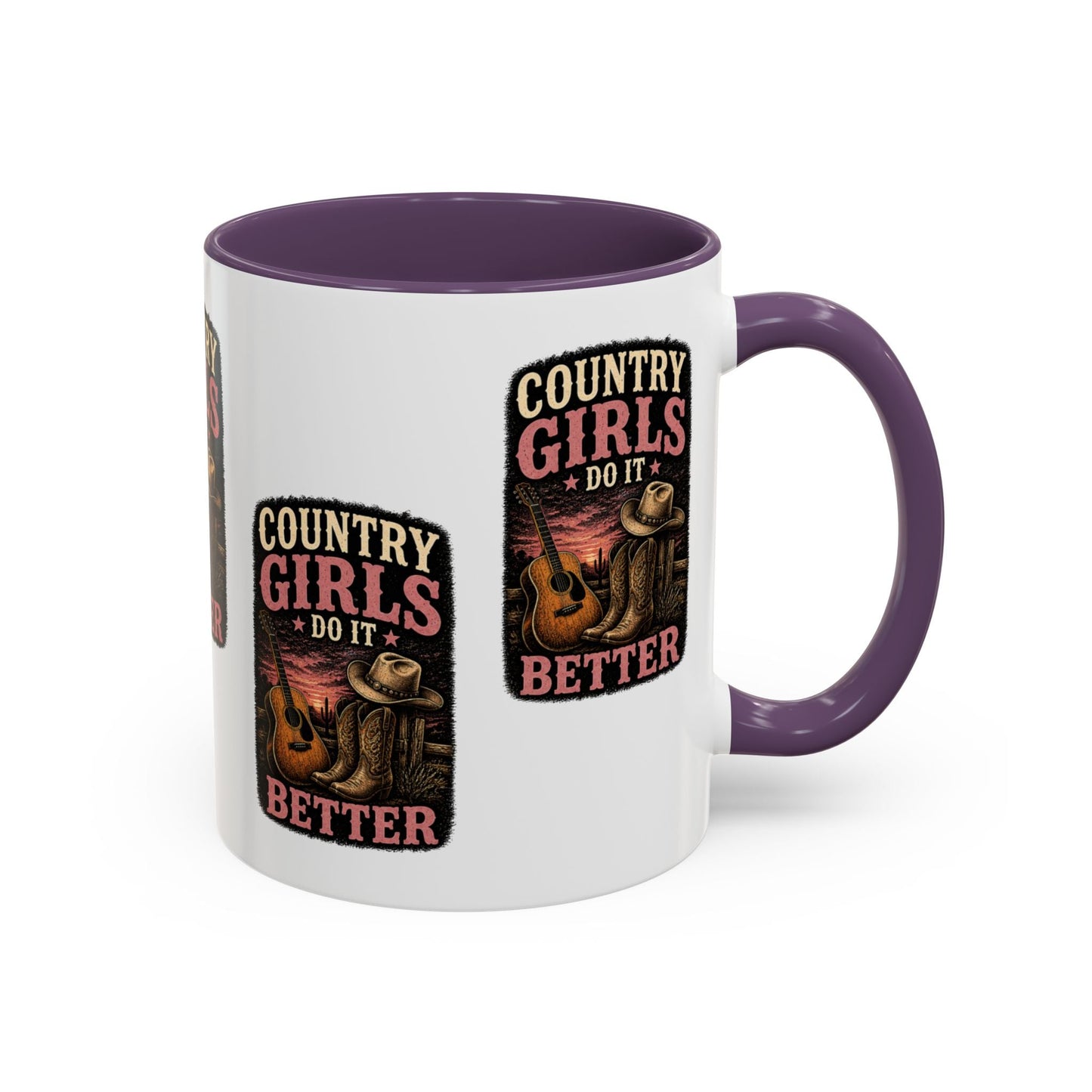 Country Girls Do It Better Accent Mug - SJM Print Store