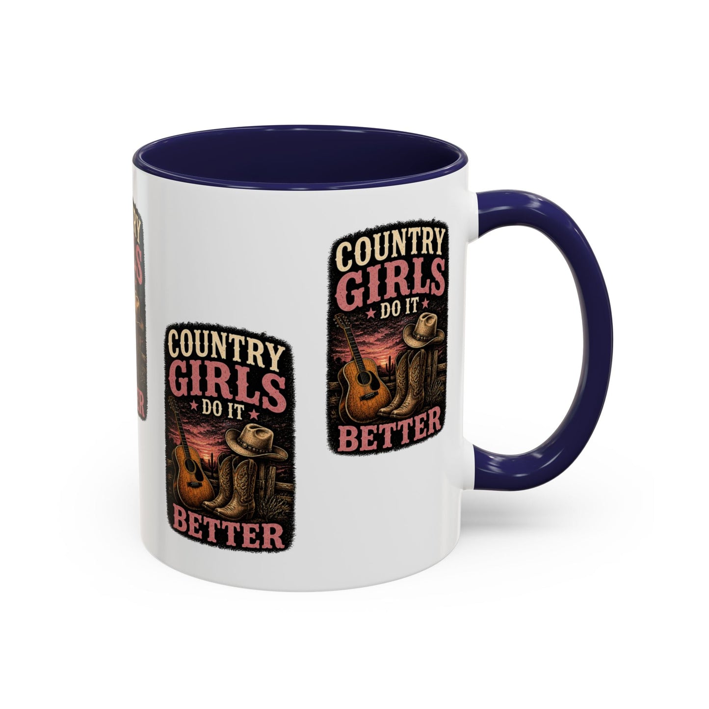 Country Girls Do It Better Accent Mug - SJM Print Store