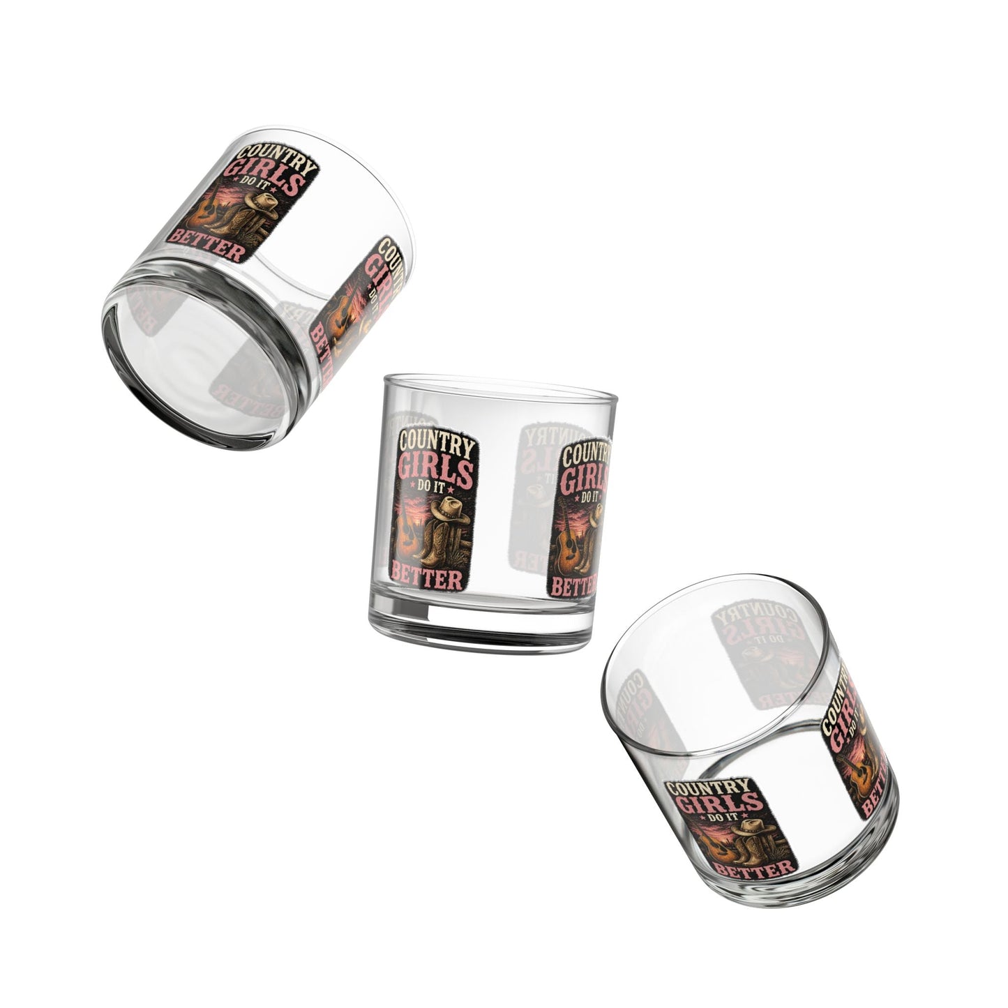 Country Girls Do It Better Glass Tumbler - SJM Print Store