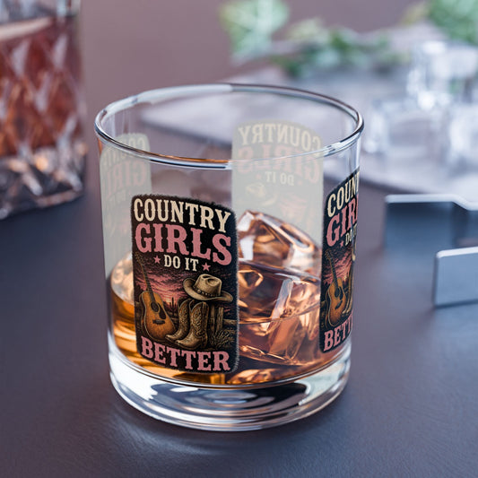 Country Girls Do It Better Glass Tumbler - SJM Print Store