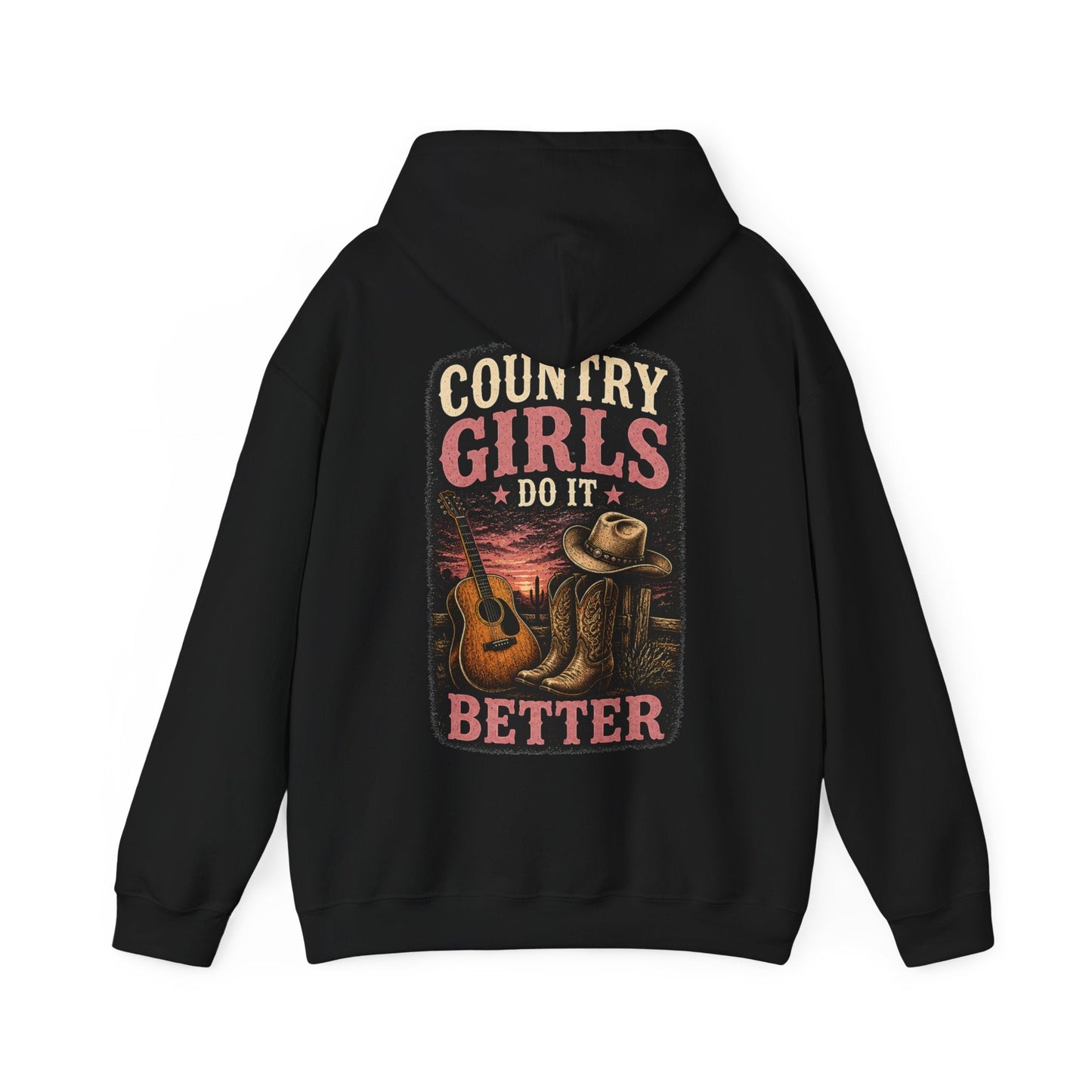 Country Girls Do It Better Vintage Western Hoodie - SJM Print Store