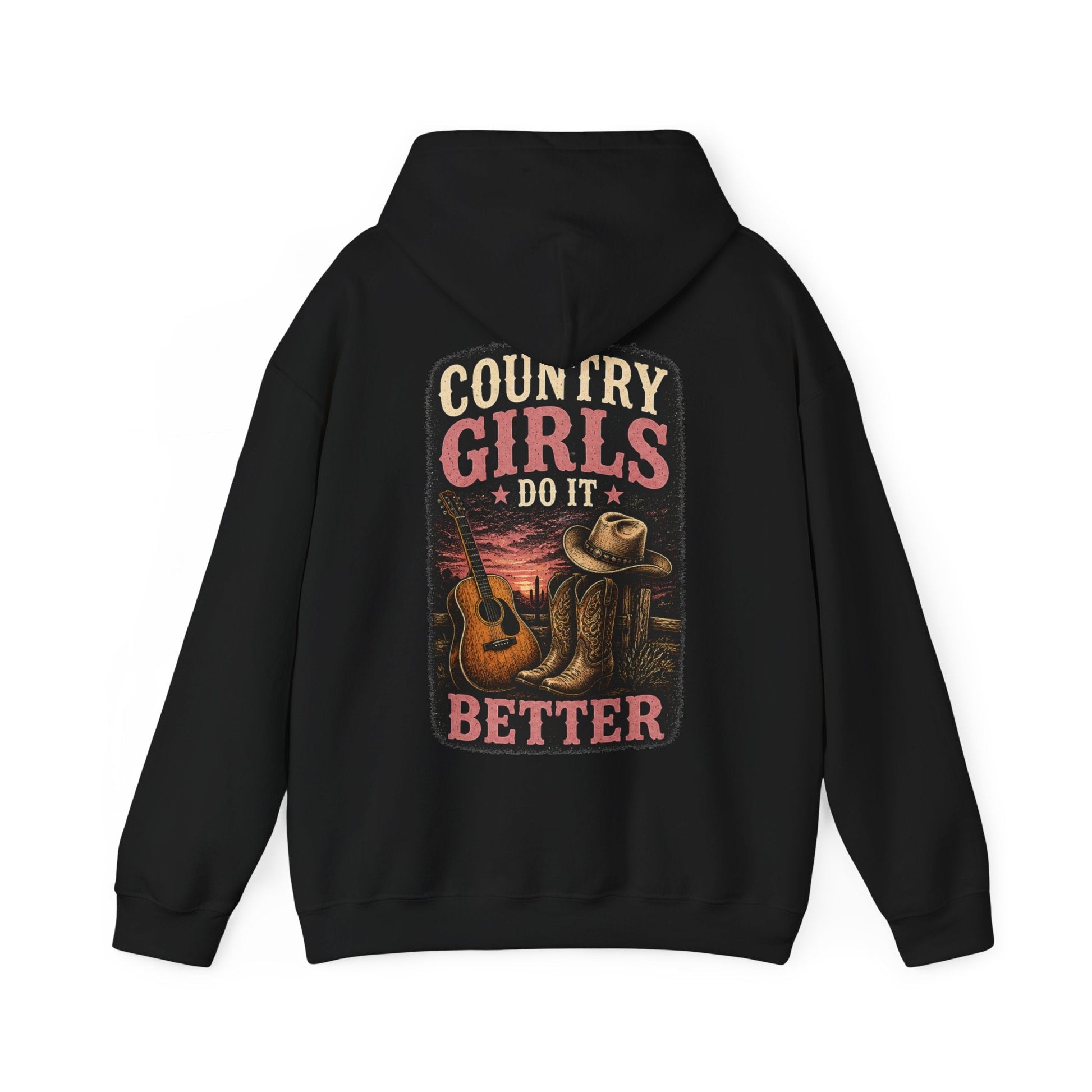 Country Girls Do It Better Vintage Western Hoodie - SJM Print Store