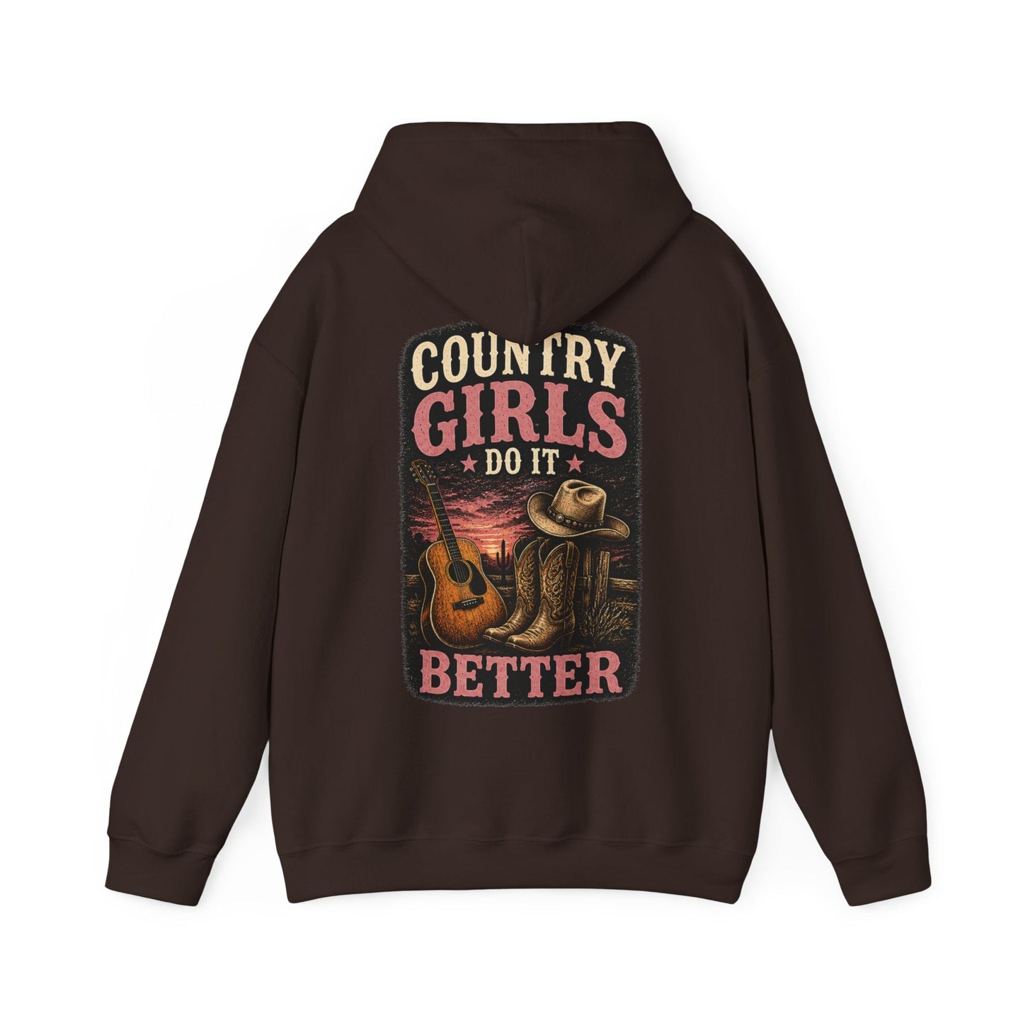 Country Girls Do It Better Vintage Western Hoodie - SJM Print Store
