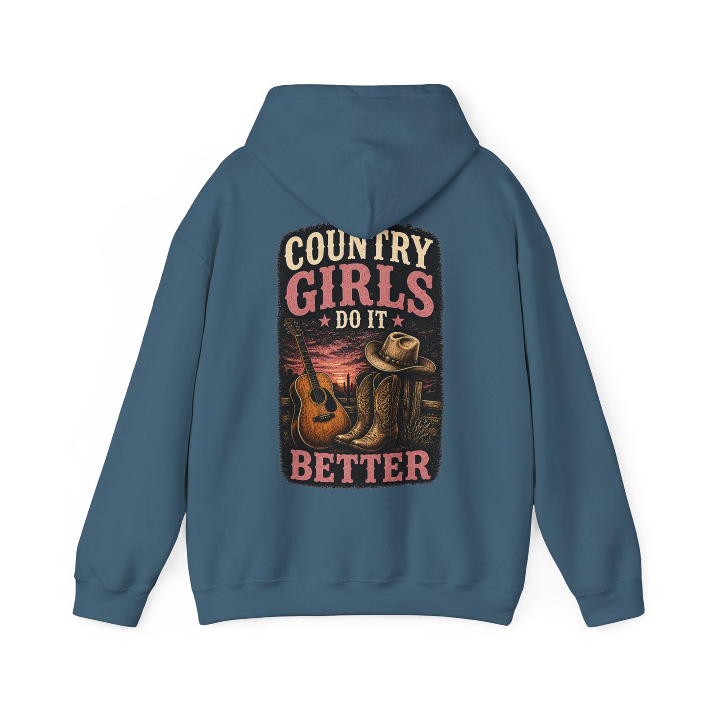 Country Girls Do It Better Vintage Western Hoodie - SJM Print Store