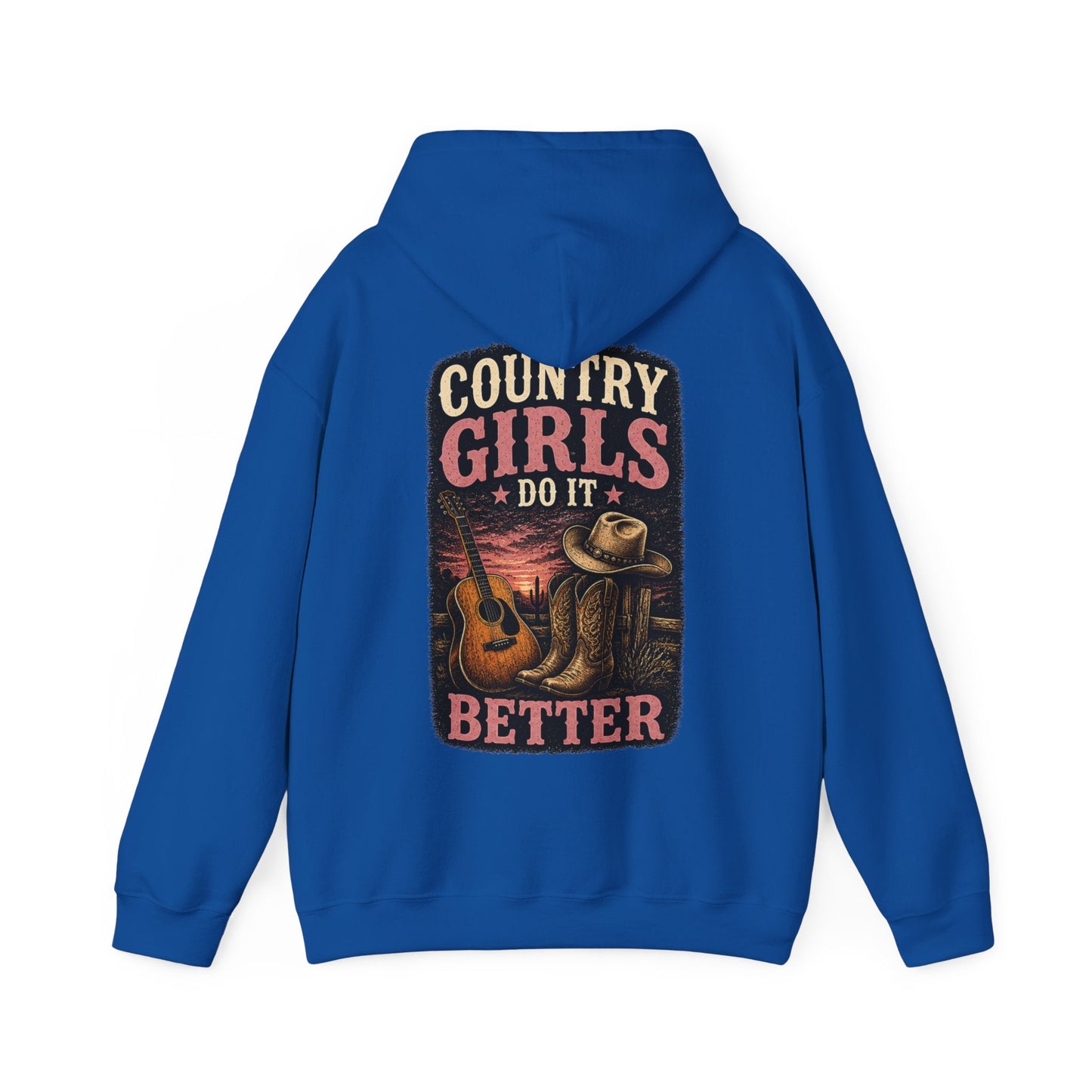 Country Girls Do It Better Vintage Western Hoodie - SJM Print Store