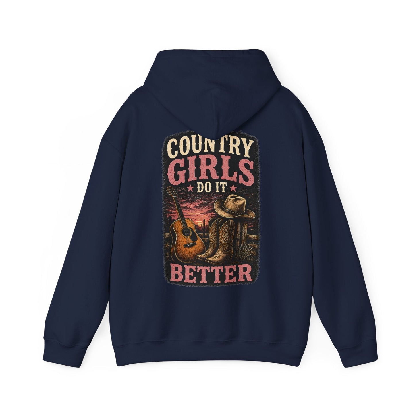 Country Girls Do It Better Vintage Western Hoodie - SJM Print Store