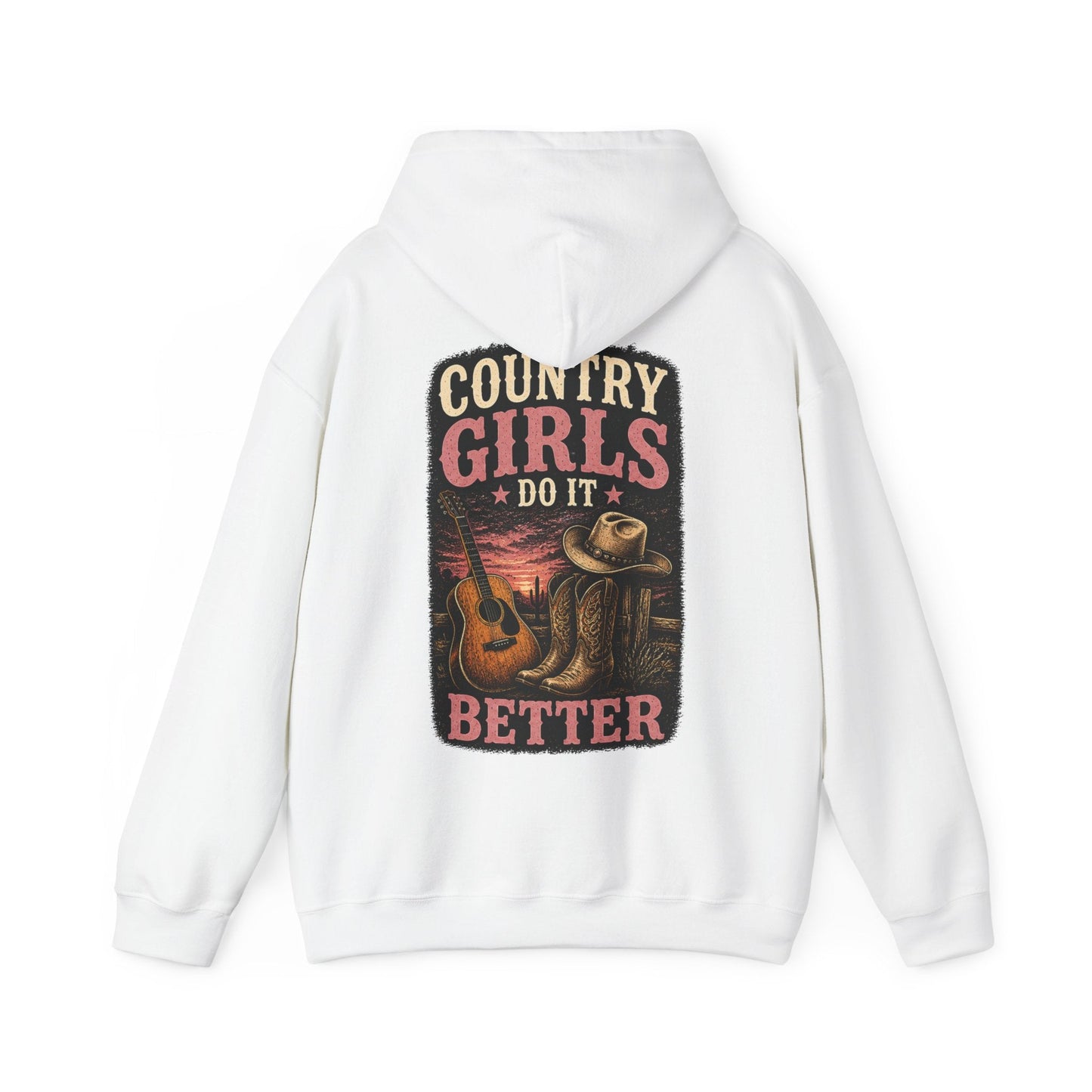 Country Girls Do It Better Vintage Western Hoodie - SJM Print Store