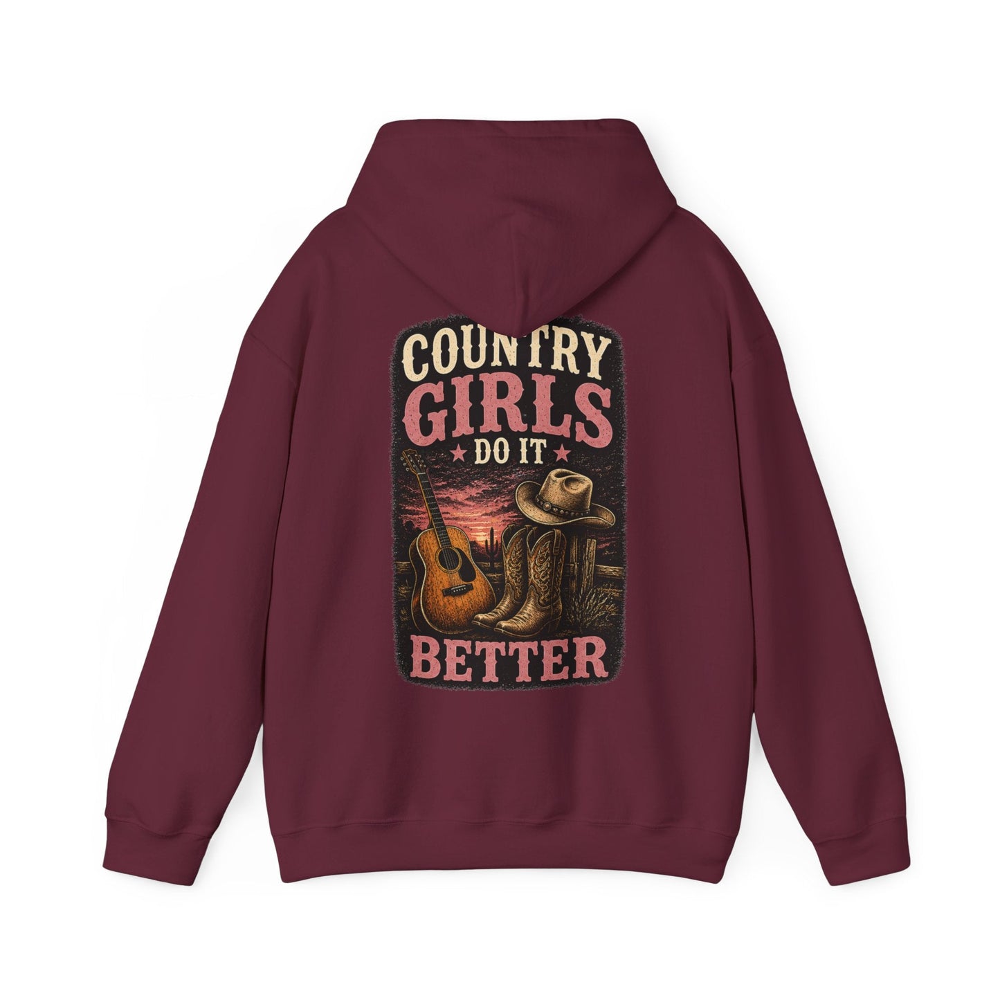 Country Girls Do It Better Vintage Western Hoodie - SJM Print Store