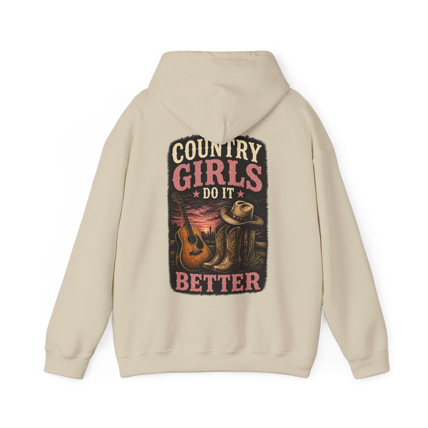 Country Girls Do It Better Vintage Western Hoodie - SJM Print Store