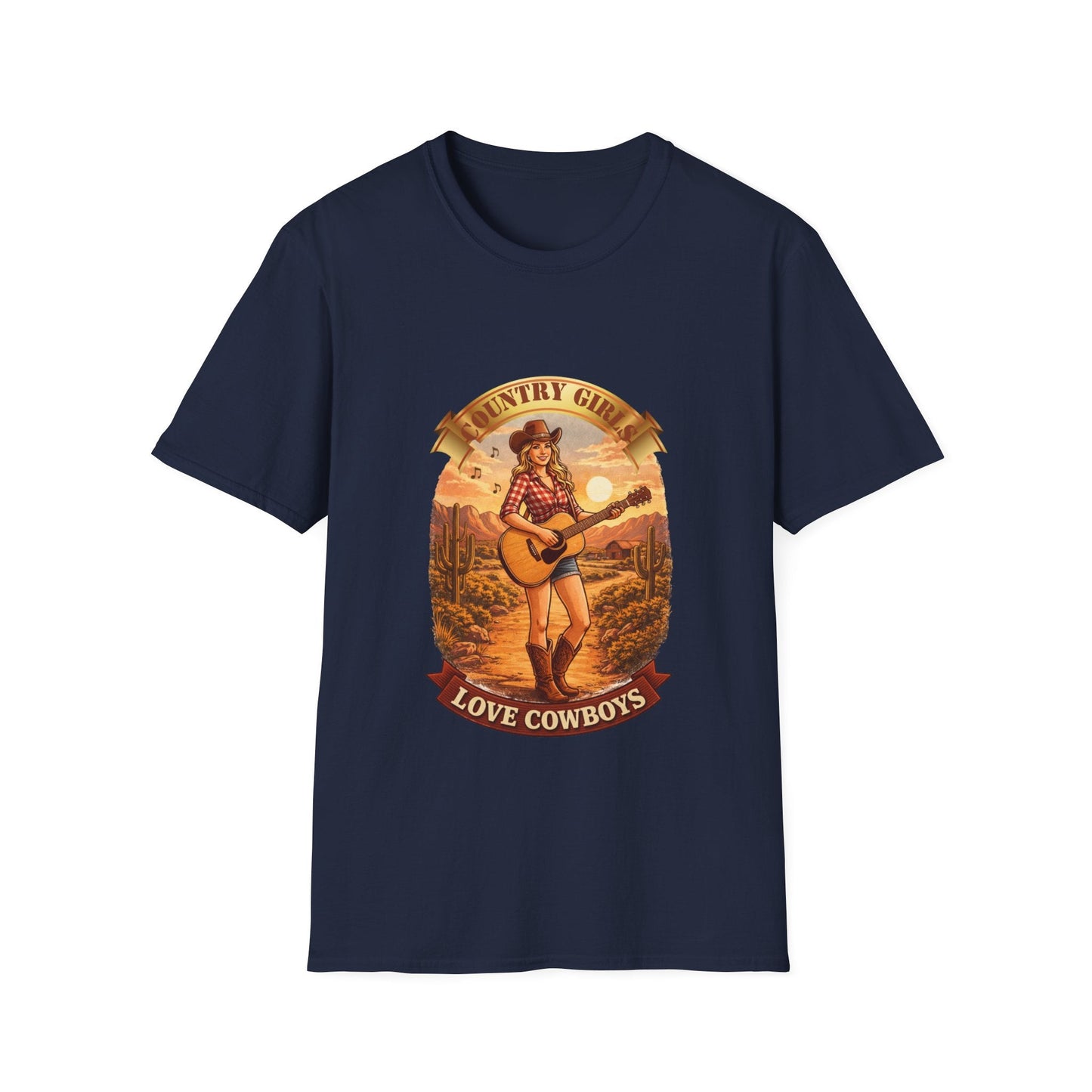 Country Girls Love Cowboys T-Shirt - SJM Print Store